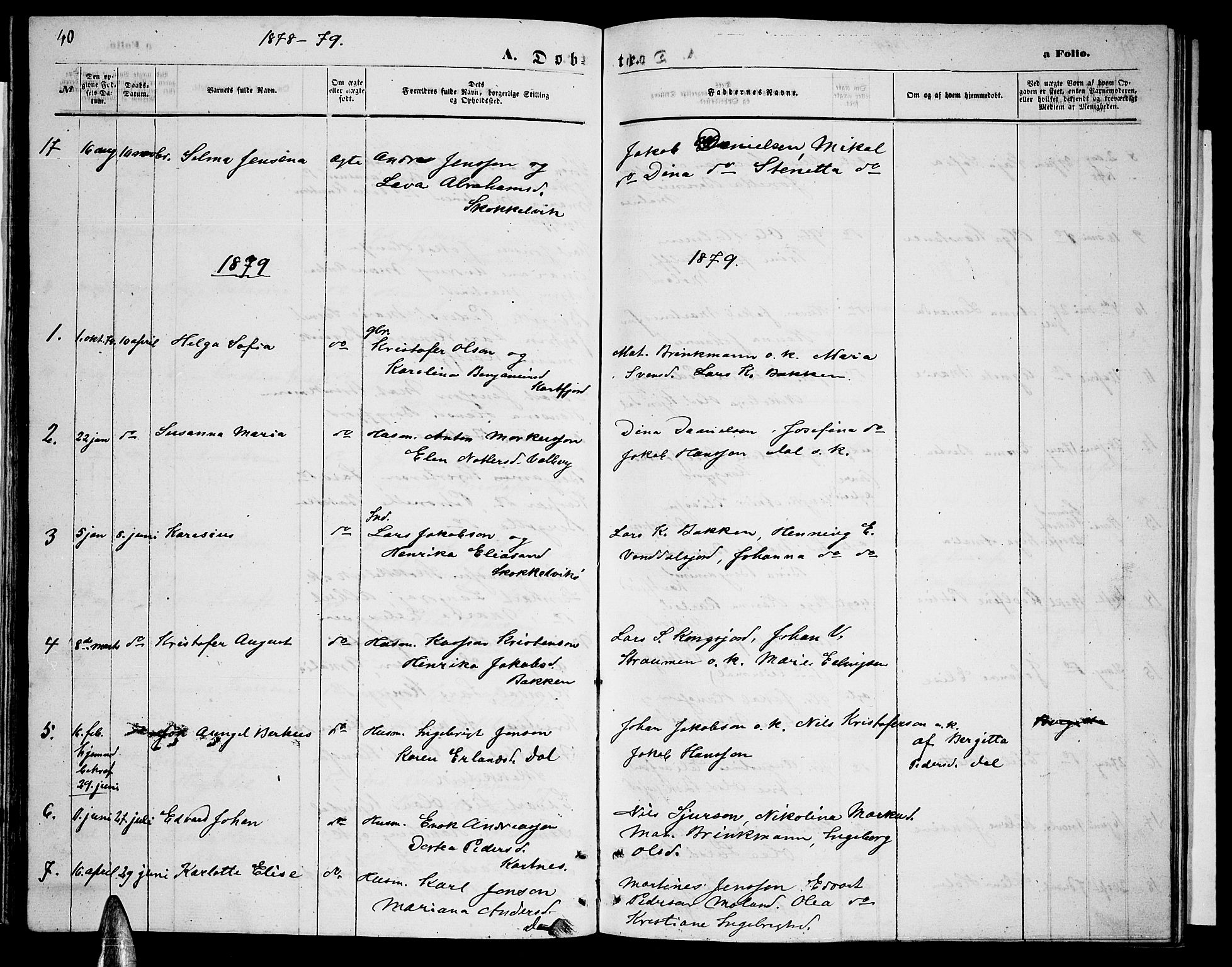 Ministerialprotokoller, klokkerbøker og fødselsregistre - Nordland, SAT/A-1459/884/L1196: Klokkerbok nr. 884C02, 1860-1887, s. 40