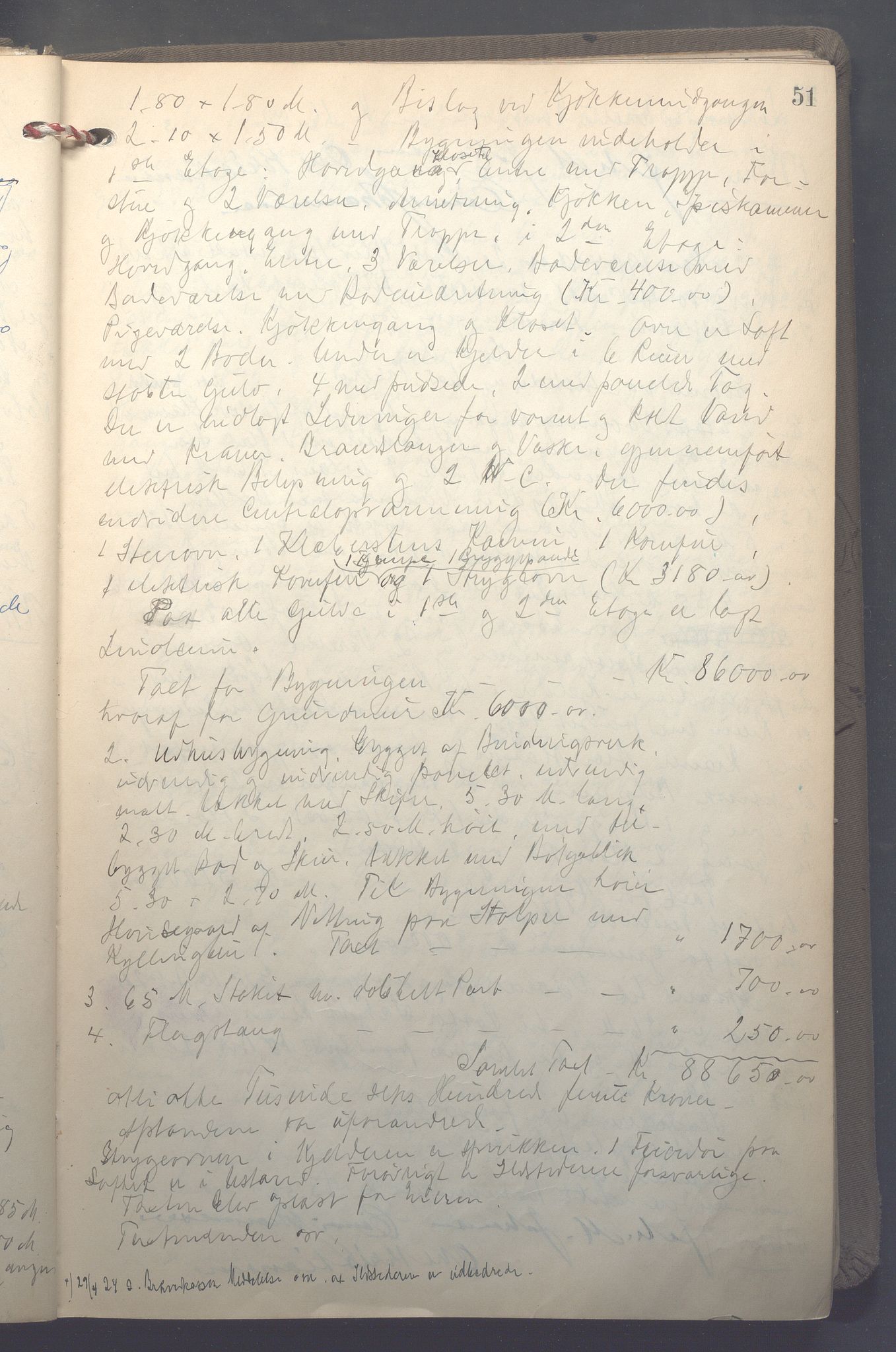 Lensmennene i Aker, OBA/A-10133/F/Fb/L0002: Branntakstprotokoll, 1922-1929, s. 51
