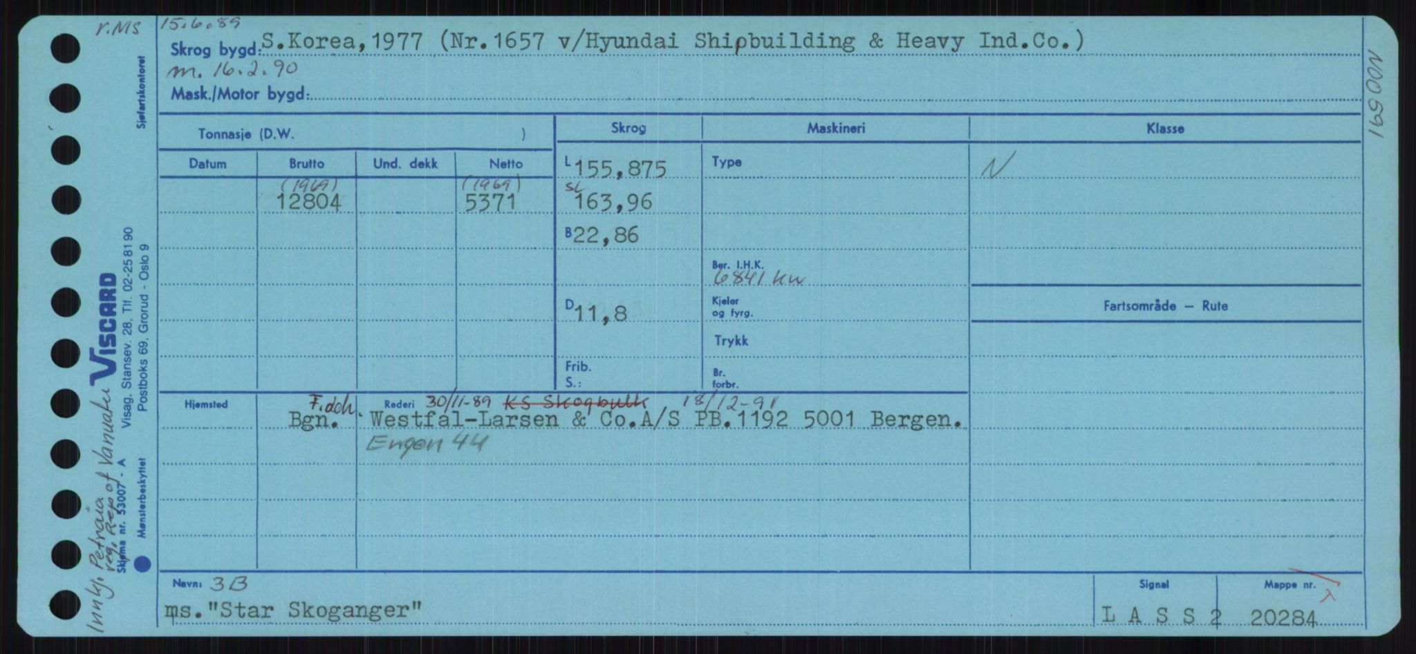 Sjøfartsdirektoratet med forløpere, Skipsmålingen, RA/S-1627/H/Ha/L0005/0002: Fartøy, S-Sven / Fartøy, Skjo-Sven, s. 395