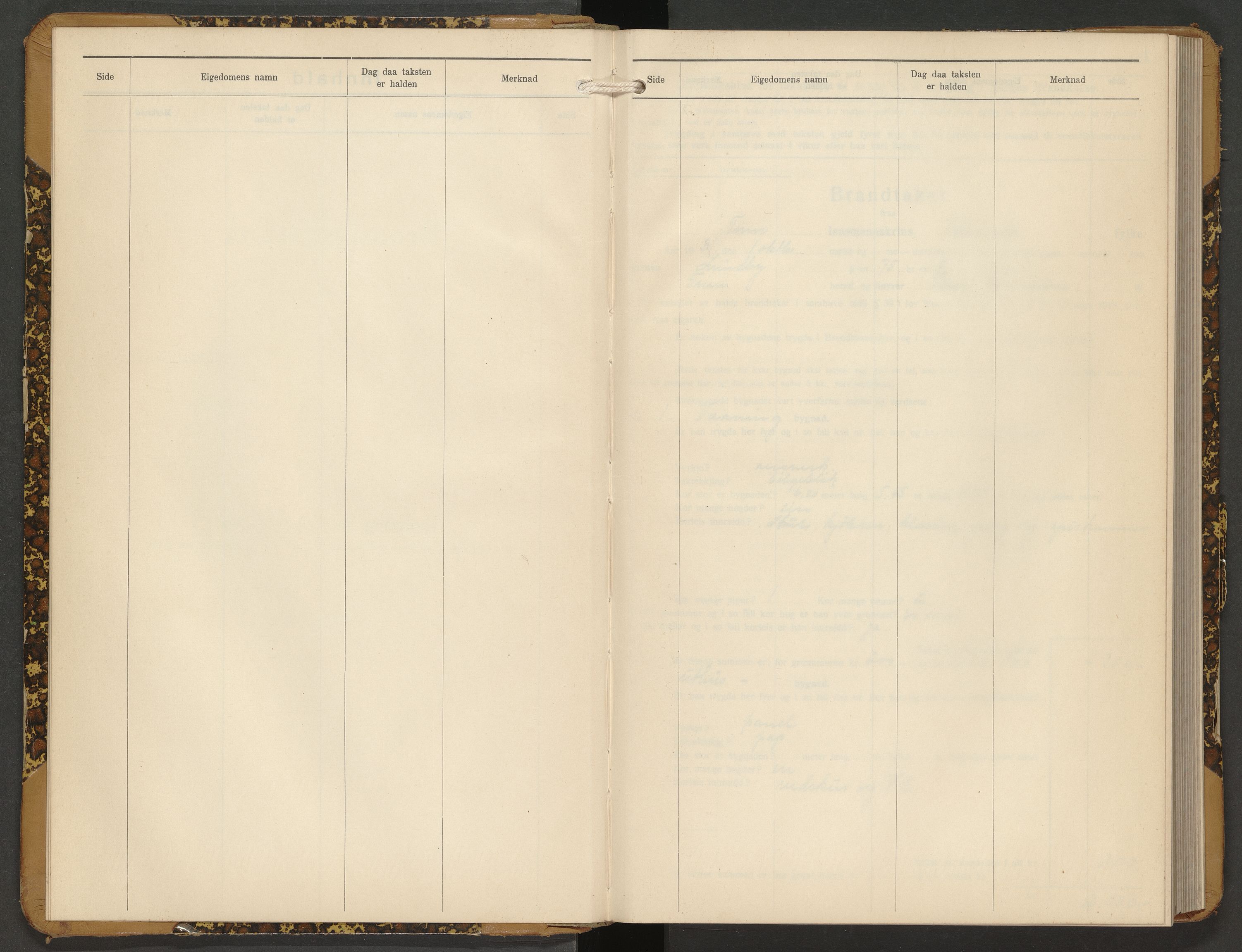 Tinn lensmannskontor, AV/SAKO-A-576/Y/Yc/Ycb/L0005: Skjematakstprotokoll, 1931-1940