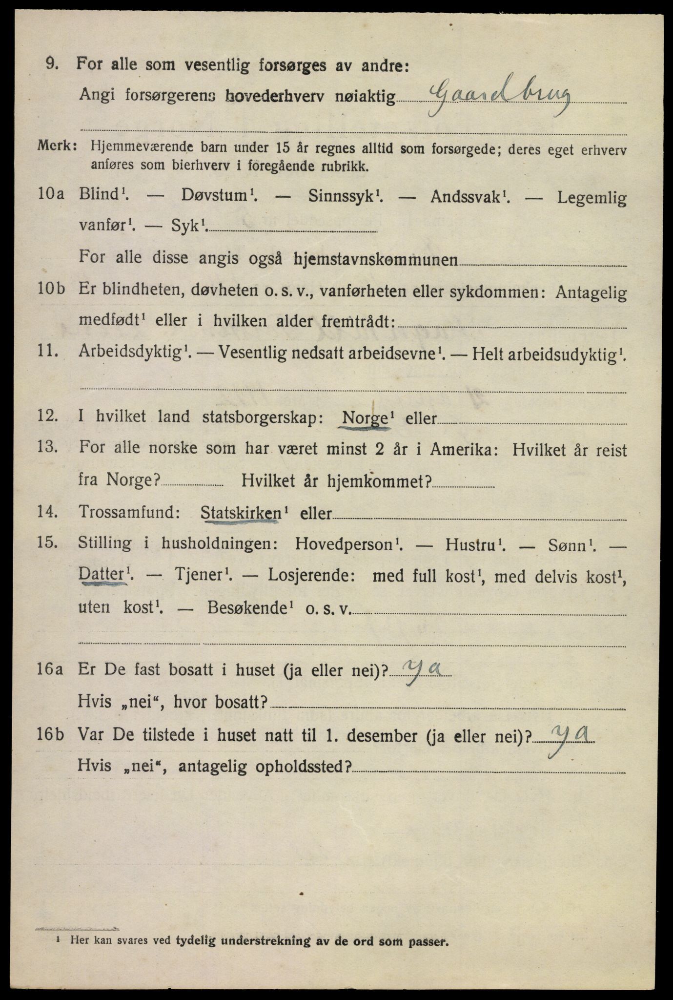 SAKO, Folketelling 1920 for 0630 Øvre Sandsvær herred, 1920, s. 5727