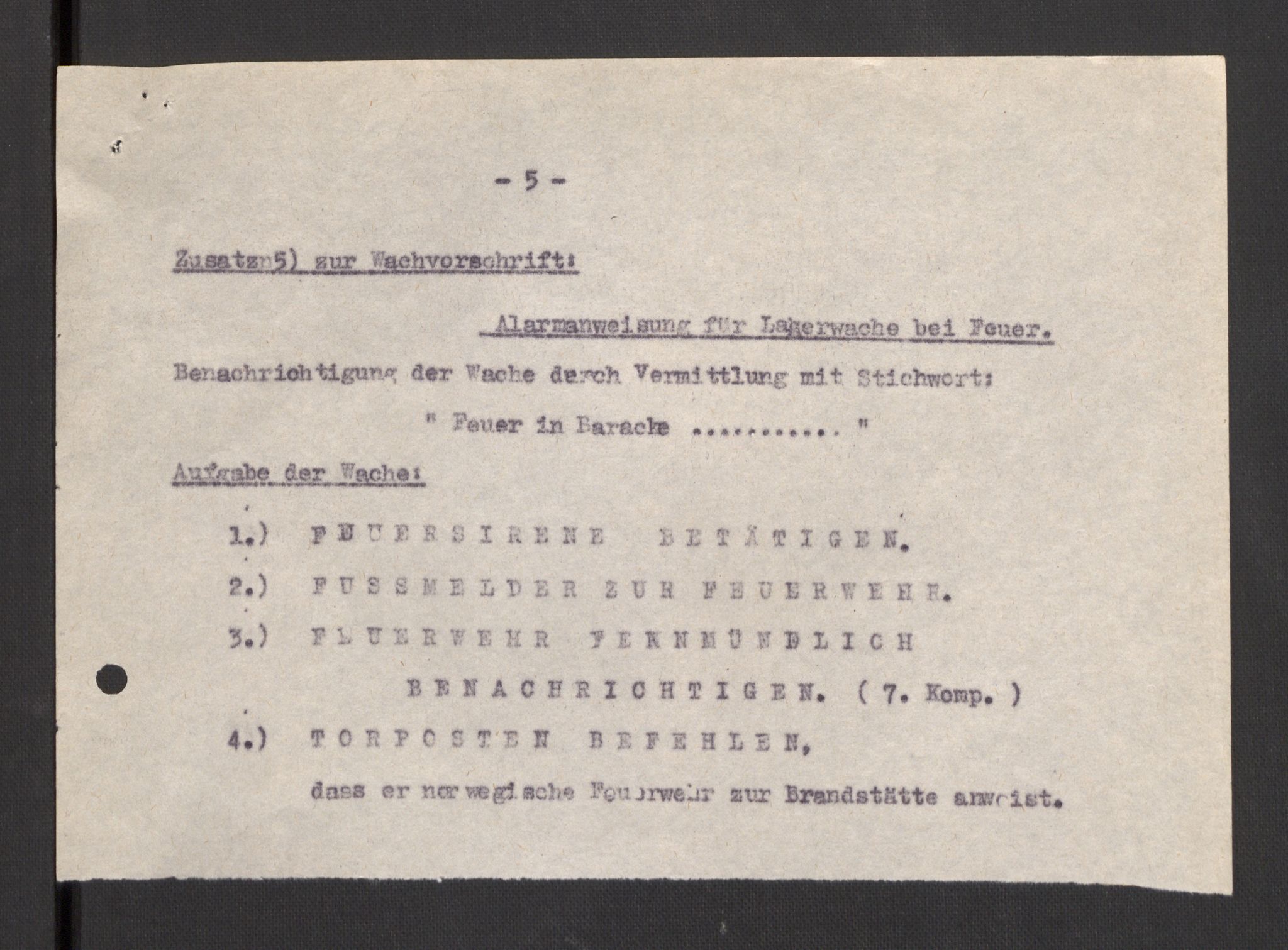 Deutscher Oberbefehlshaber Norwegen (DOBN), AV/RA-RAFA-2197/D/Dja/L0070/0001: DBO Abt. 1a / Lagerordnungen, 1946