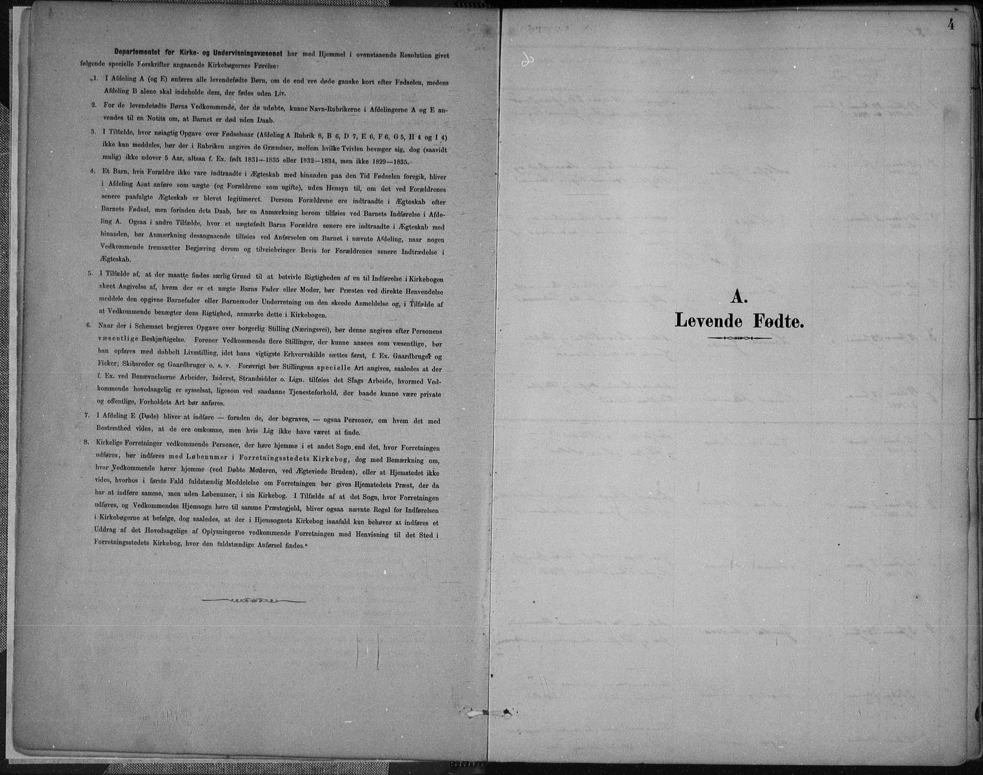 Tveit sokneprestkontor, SAK/1111-0043/F/Fa/L0007: Ministerialbok nr. A 7, 1887-1908, s. 4