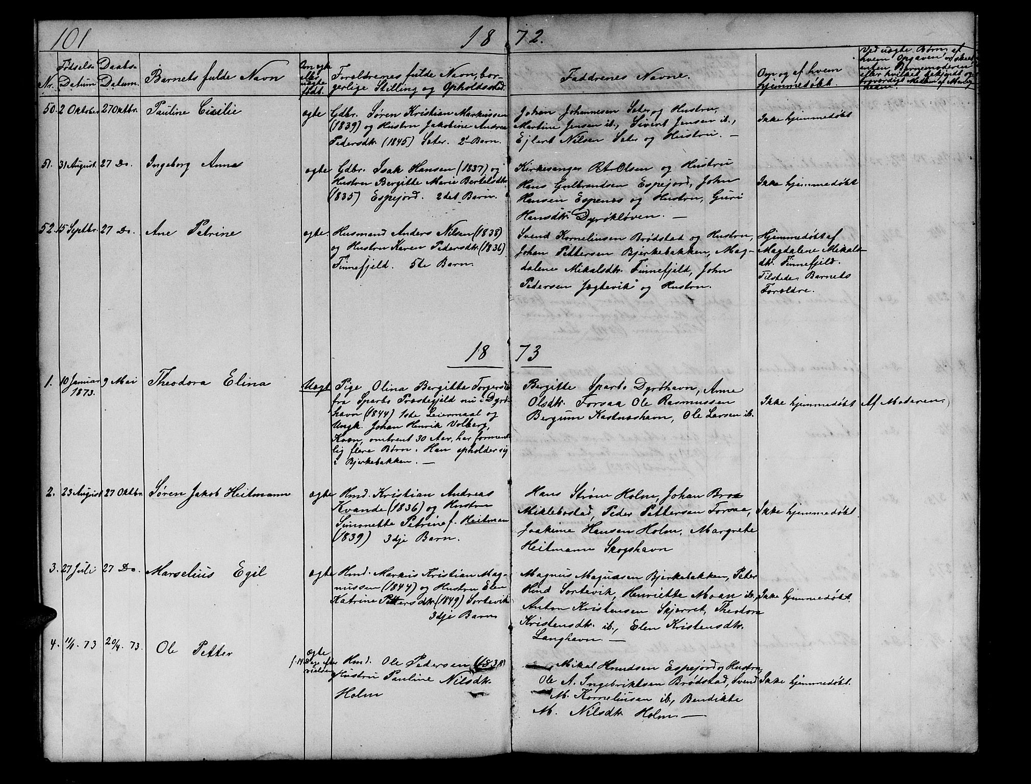 Tranøy sokneprestkontor, AV/SATØ-S-1313/I/Ia/Iab/L0012klokker: Klokkerbok nr. 12, 1859-1874, s. 101