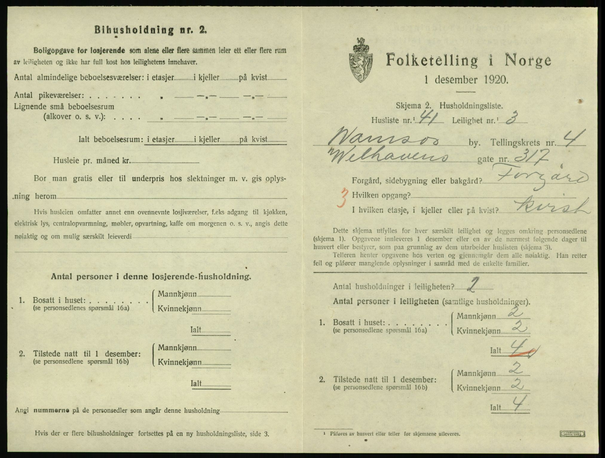SAT, Folketelling 1920 for 1703 Namsos ladested, 1920, s. 1555