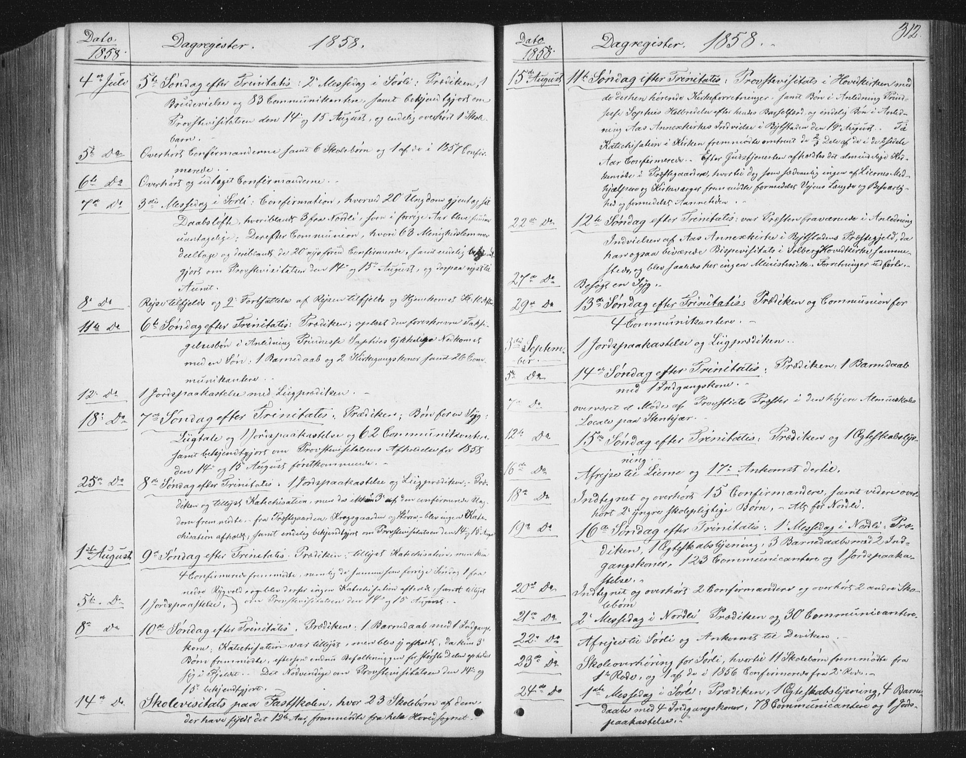 Ministerialprotokoller, klokkerbøker og fødselsregistre - Nord-Trøndelag, SAT/A-1458/749/L0472: Ministerialbok nr. 749A06, 1857-1873, s. 312