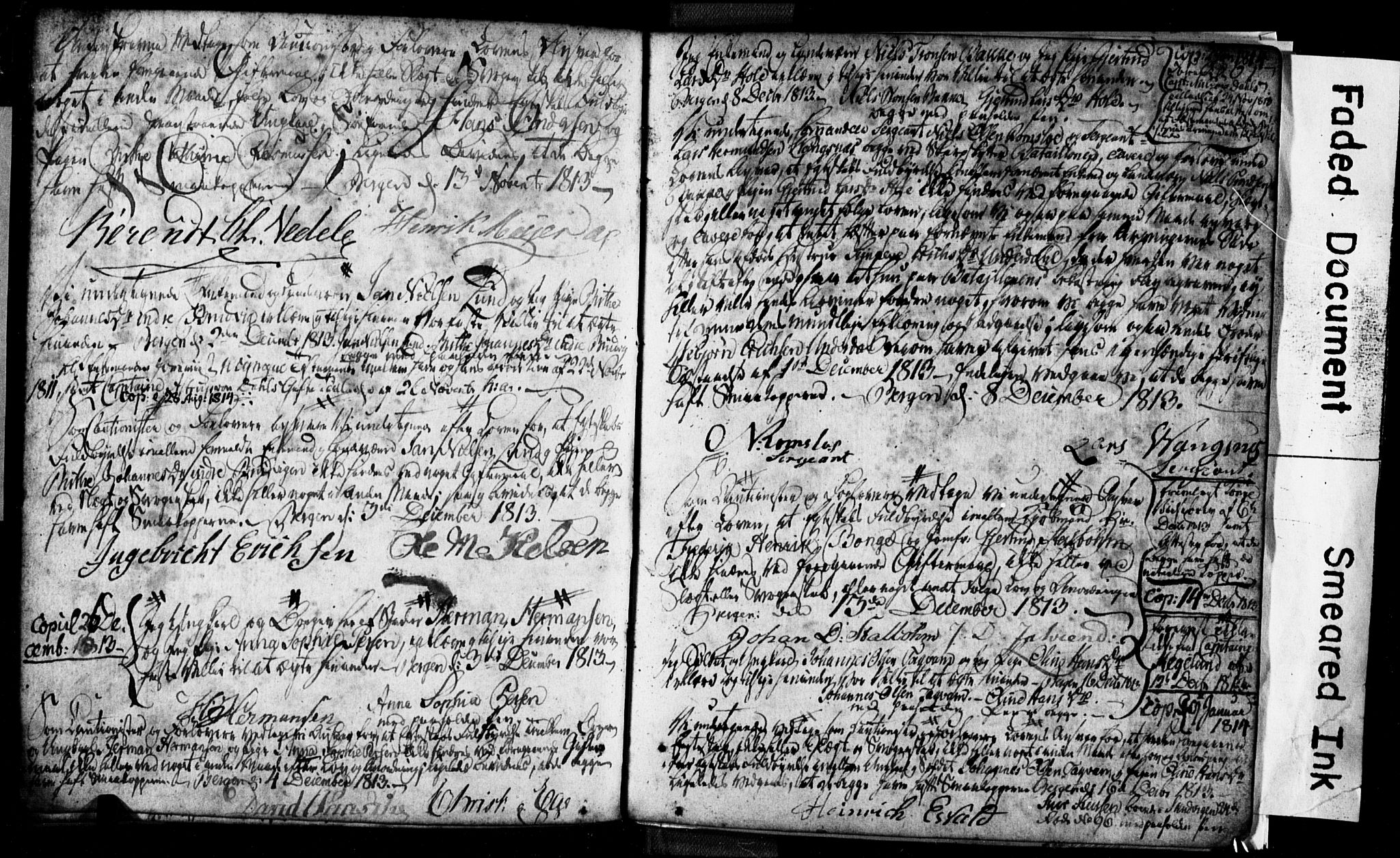 Korskirken sokneprestembete, SAB/A-76101: Forlovererklæringer nr. II.5.1, 1776-1816, s. 361