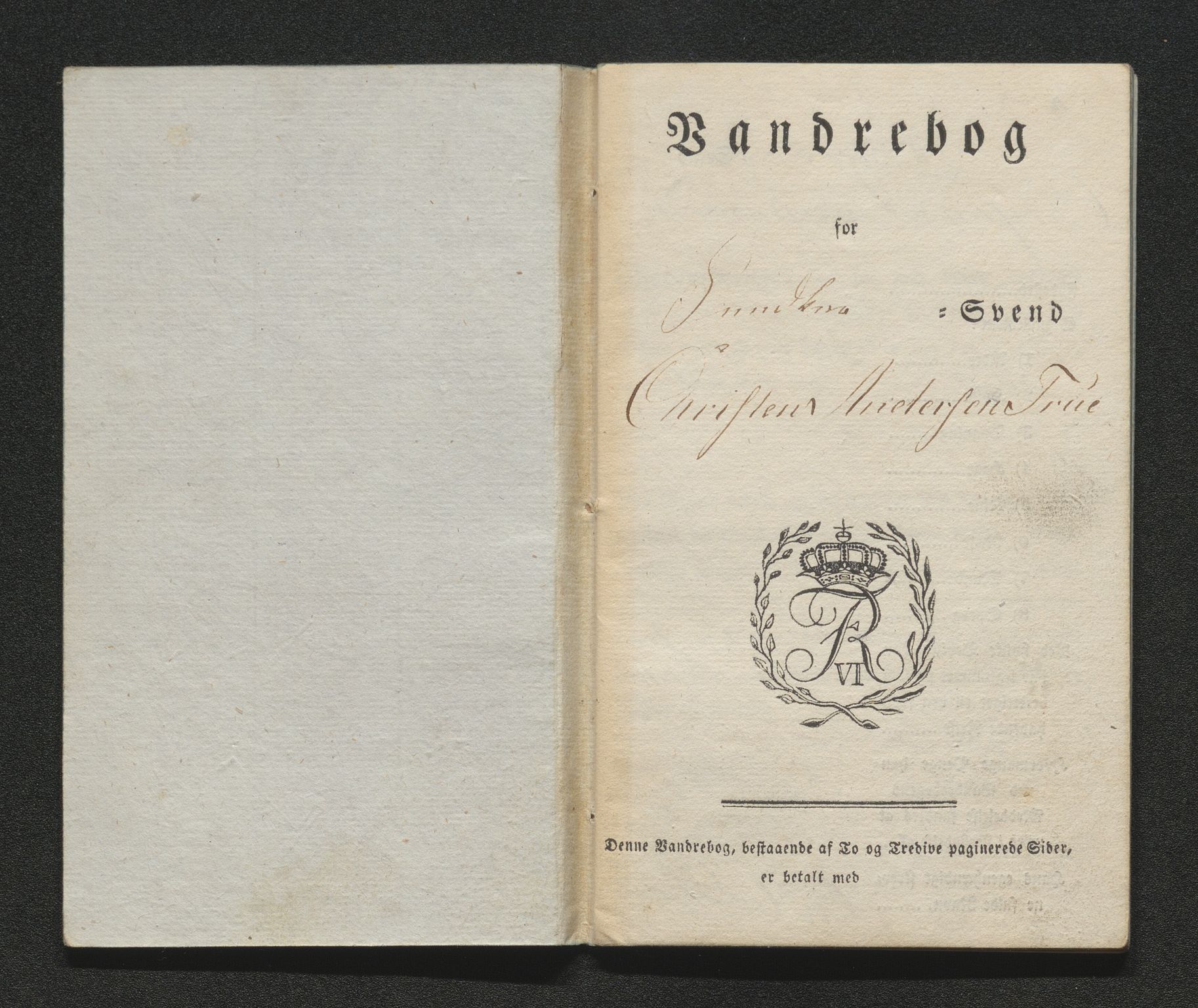 Drammen politikammer, SAKO/A-623/I/Ia/Iab/L0007: Innleverte pass, 1843-1844, s. 336