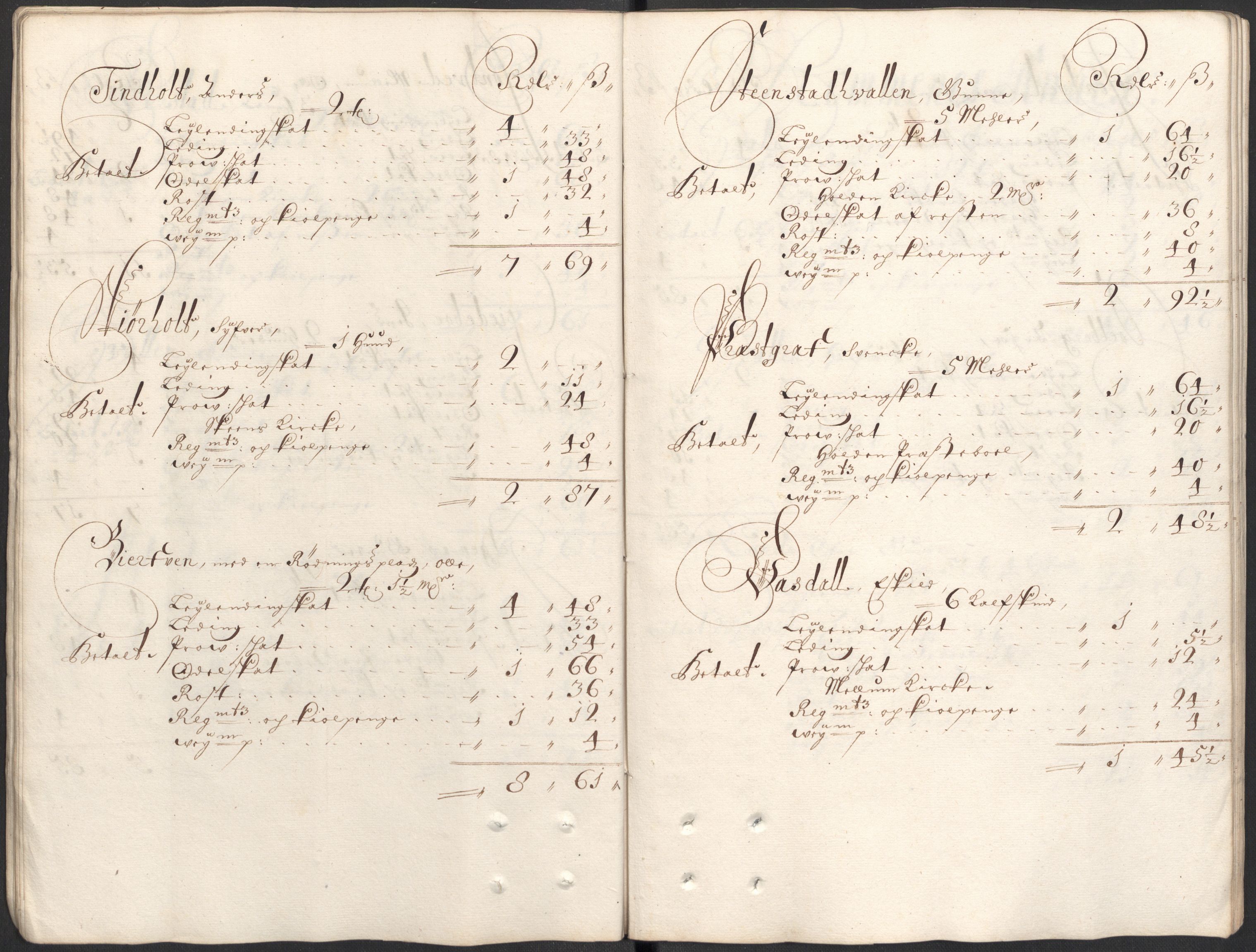 Rentekammeret inntil 1814, Reviderte regnskaper, Fogderegnskap, AV/RA-EA-4092/R35/L2087: Fogderegnskap Øvre og Nedre Telemark, 1687-1689, s. 204