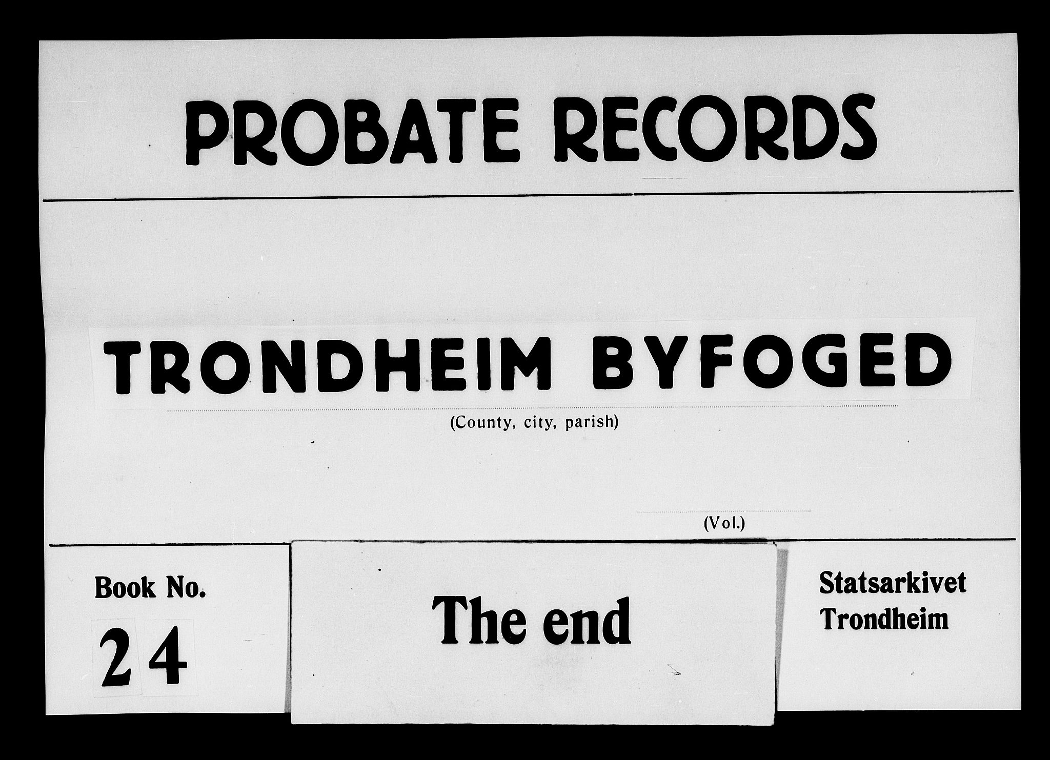 Trondheim byfogd, AV/SAT-A-0003/1/3/3A/L0030: Skifteslutningsprotokoll - 8/6-2/1. (m/ register), 1852-1865