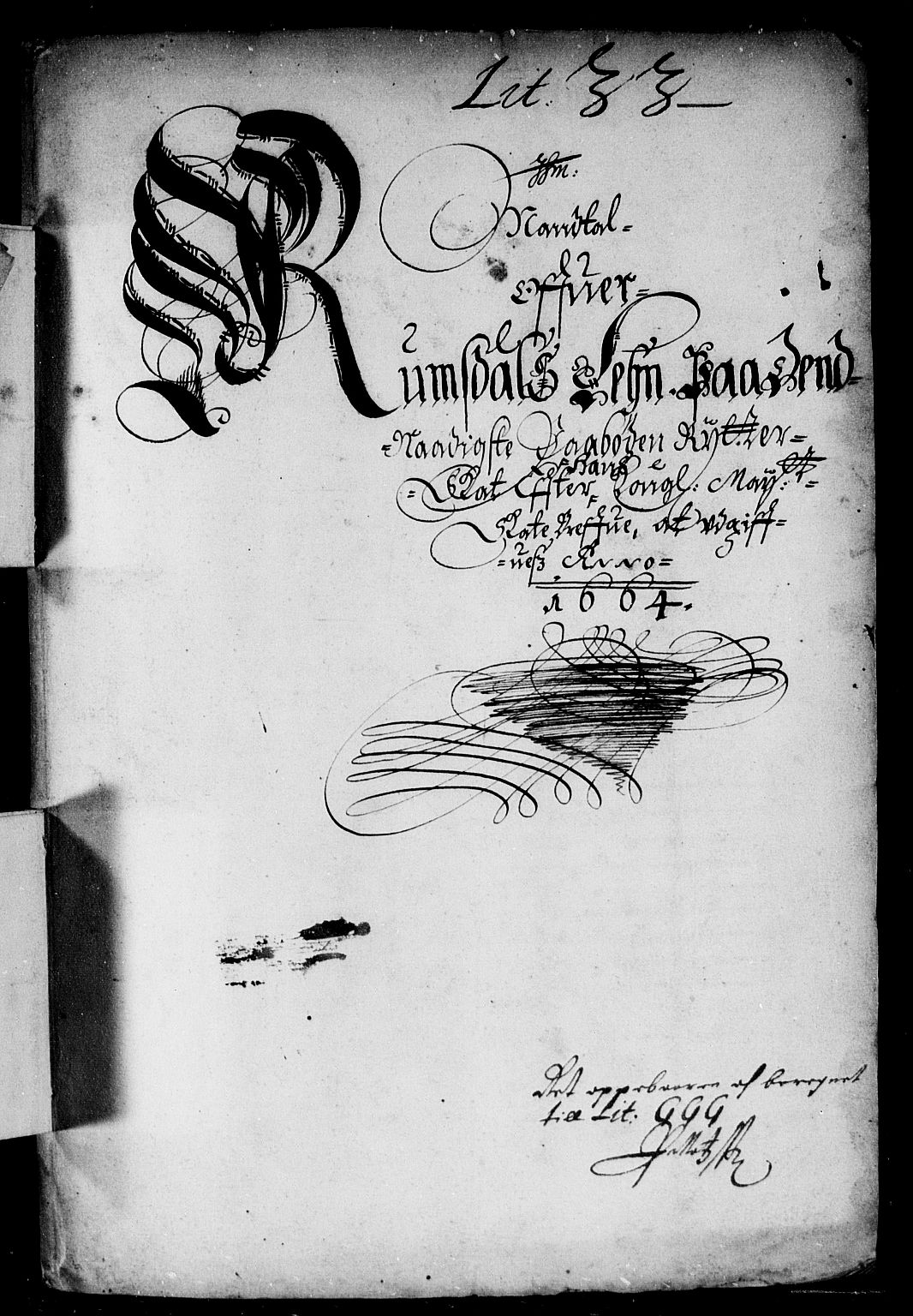 Rentekammeret inntil 1814, Reviderte regnskaper, Stiftamtstueregnskaper, Trondheim stiftamt og Nordland amt, RA/EA-6044/R/Rd/L0010: Trondheim stiftamt, 1664