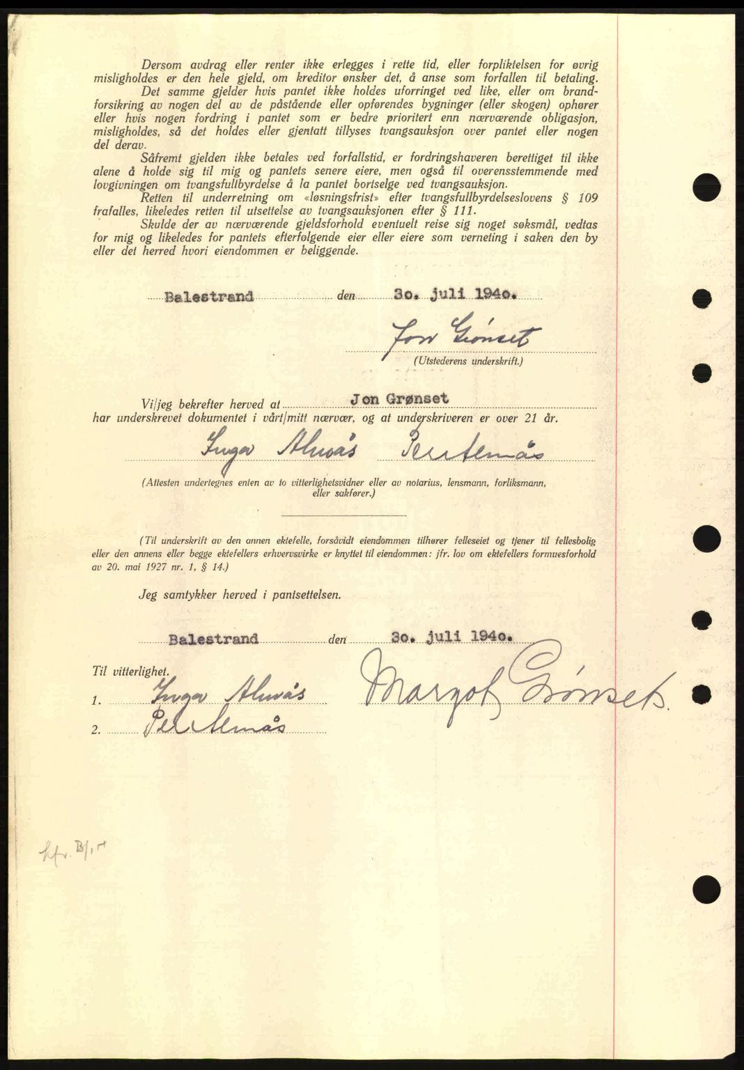 Nordmøre sorenskriveri, AV/SAT-A-4132/1/2/2Ca: Pantebok nr. B88, 1941-1942, Dagboknr: 1469/1941