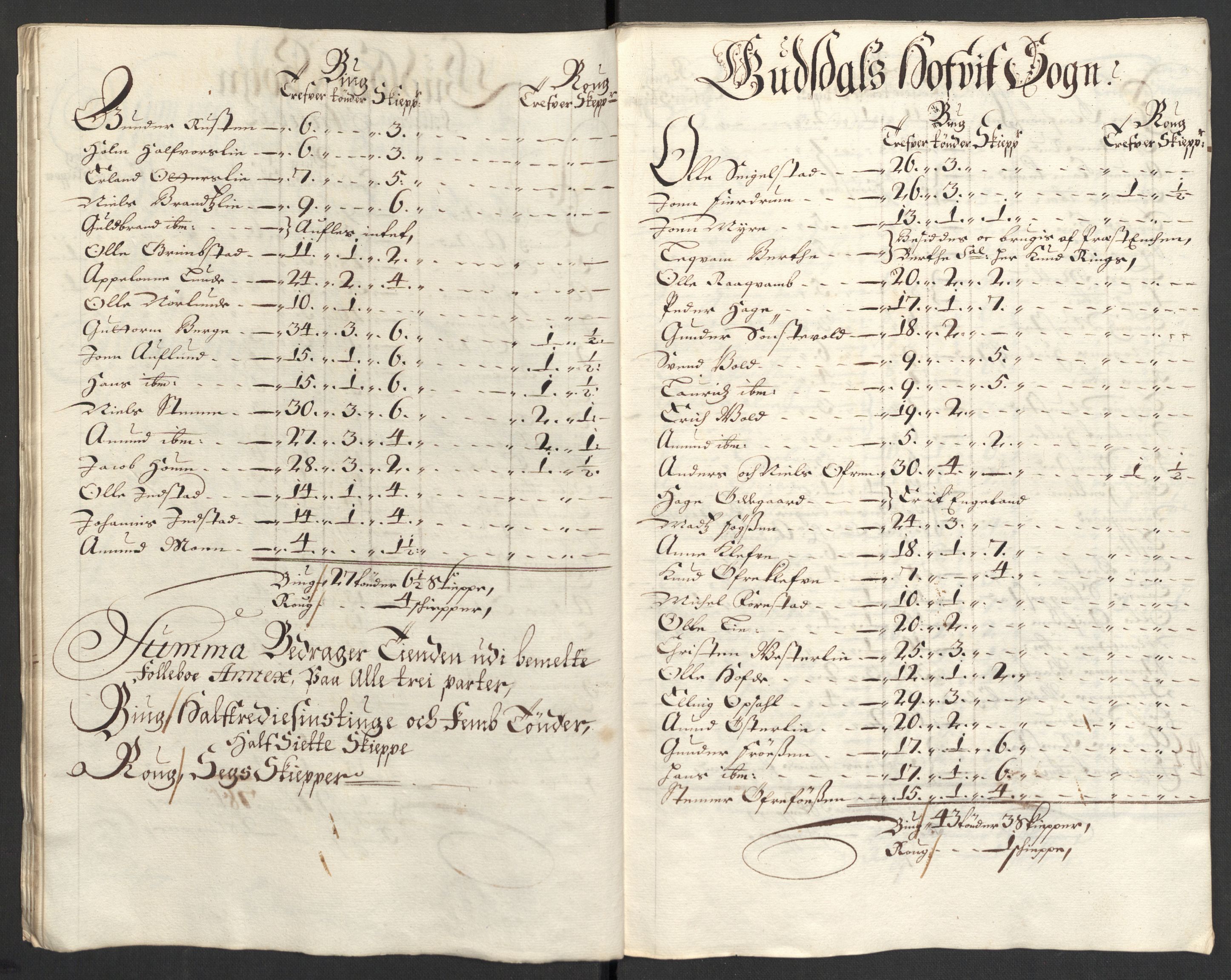Rentekammeret inntil 1814, Reviderte regnskaper, Fogderegnskap, AV/RA-EA-4092/R17/L1170: Fogderegnskap Gudbrandsdal, 1696-1697, s. 57