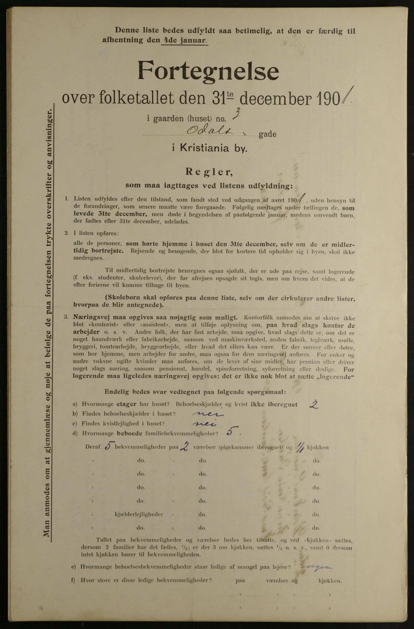 OBA, Kommunal folketelling 31.12.1901 for Kristiania kjøpstad, 1901, s. 11427