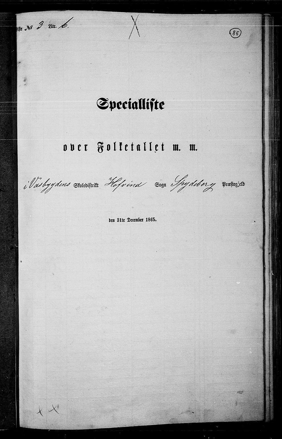 RA, Folketelling 1865 for 0123P Spydeberg prestegjeld, 1865, s. 76