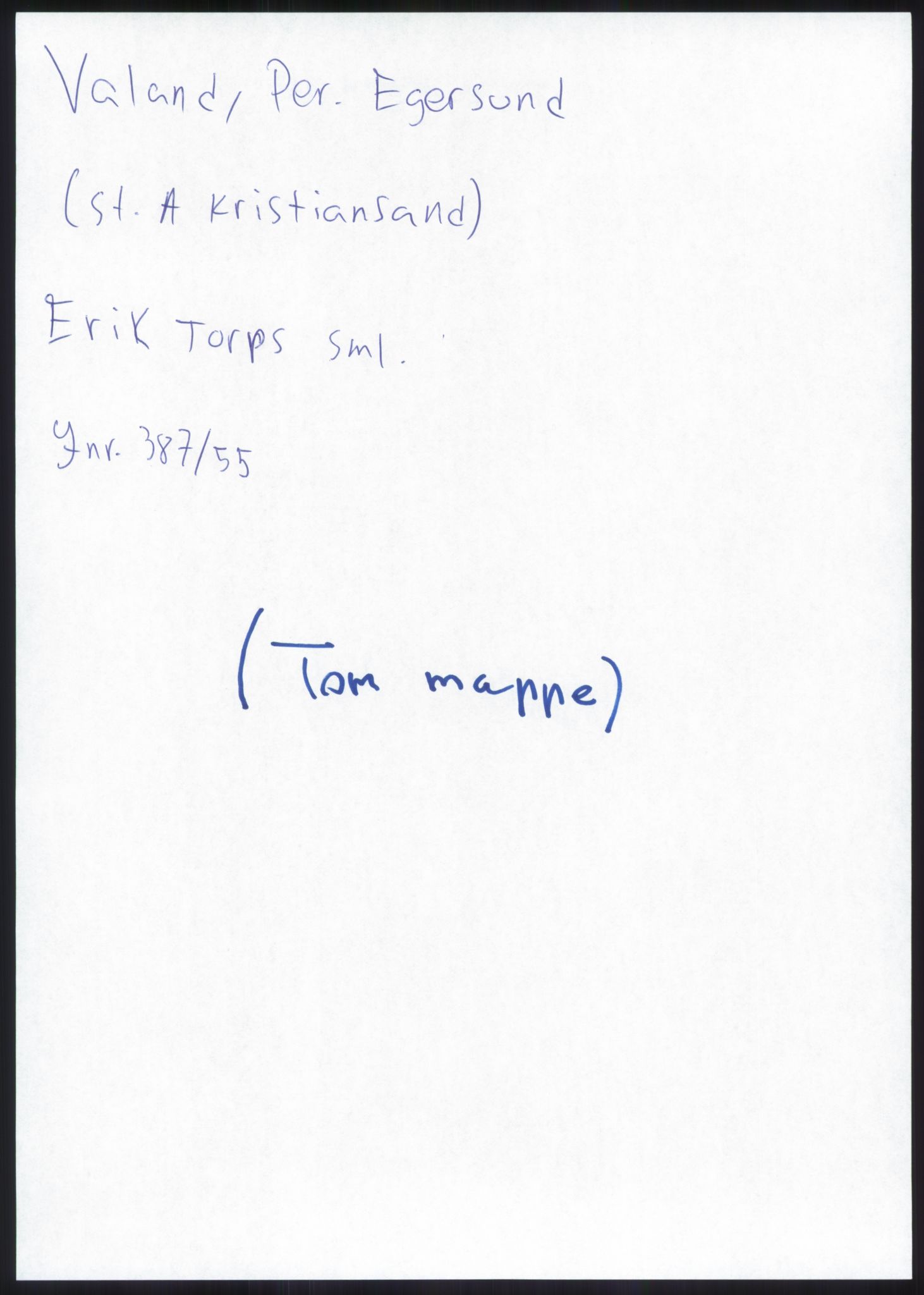 Samlinger til kildeutgivelse, Diplomavskriftsamlingen, RA/EA-4053/H/Ha, s. 284