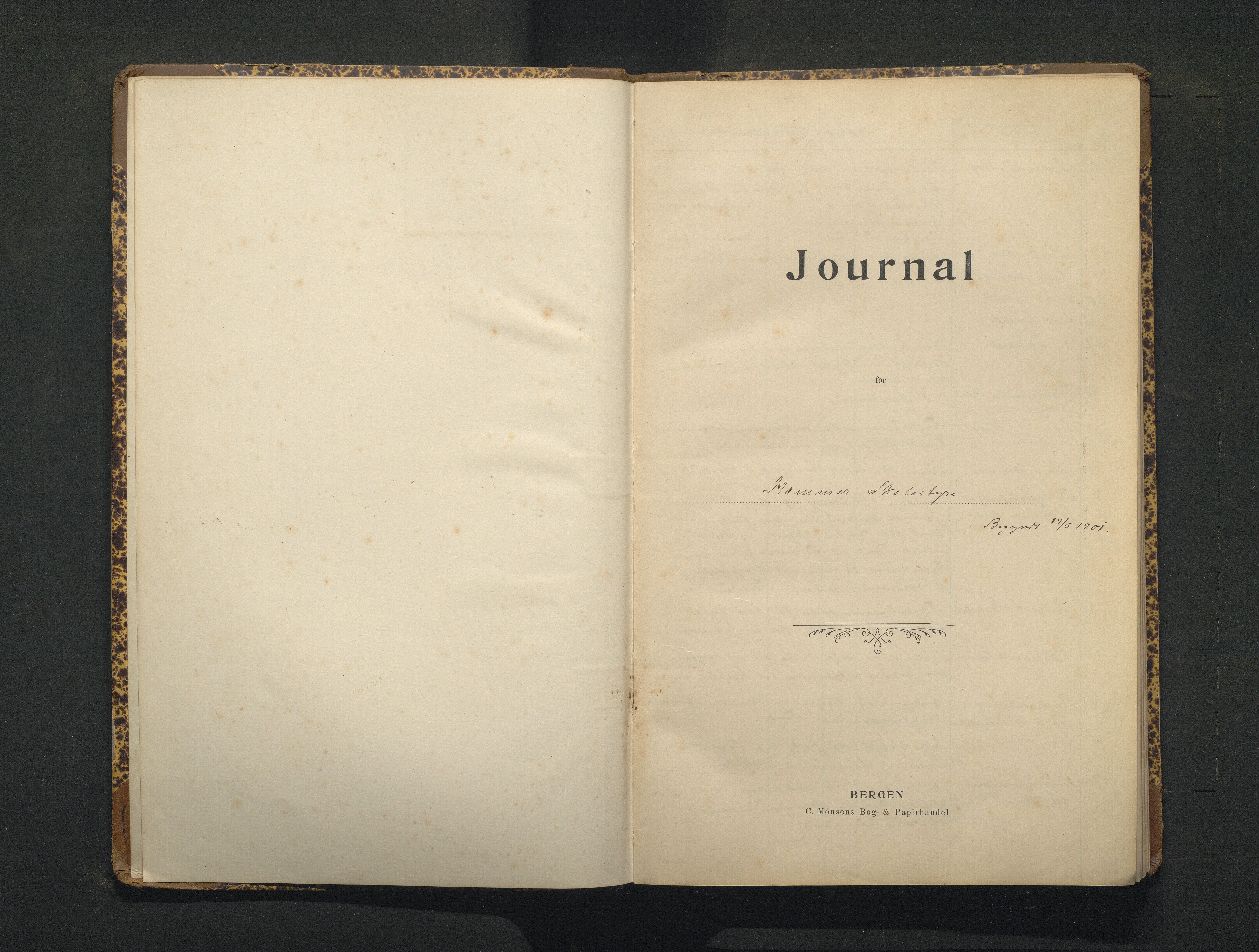 Hamre kommune. Skulestyret, IKAH/1254-211/C/Ca/L0003: Postjournal for Hamre skulestyre, 1901-1916