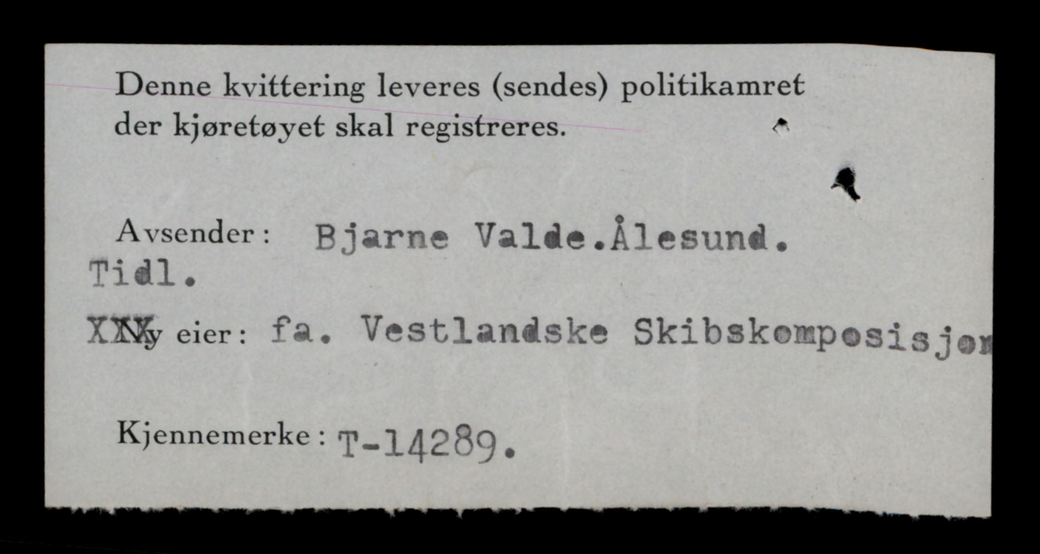 Møre og Romsdal vegkontor - Ålesund trafikkstasjon, AV/SAT-A-4099/F/Fe/L0044: Registreringskort for kjøretøy T 14205 - T 14319, 1927-1998, s. 2484