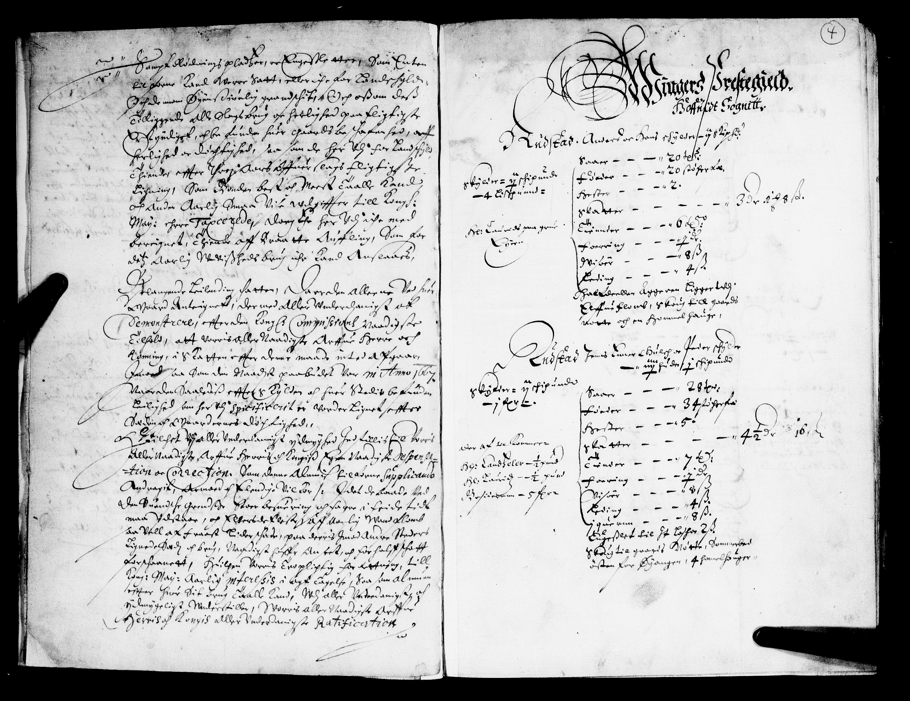Rentekammeret inntil 1814, Realistisk ordnet avdeling, AV/RA-EA-4070/N/Nb/Nba/L0011: Odal, Solør og Østerdalen fogderi, 1667, s. 3b-4a