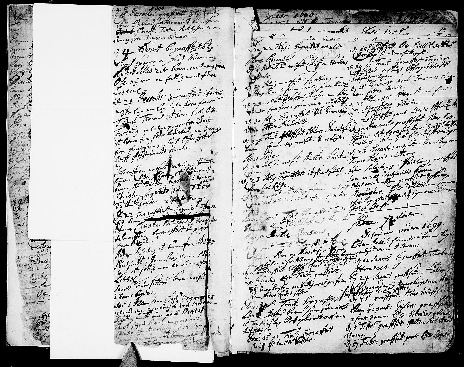 Ringebu prestekontor, AV/SAH-PREST-082/H/Ha/Haa/L0001: Ministerialbok nr. 1, 1696-1733, s. 8-9