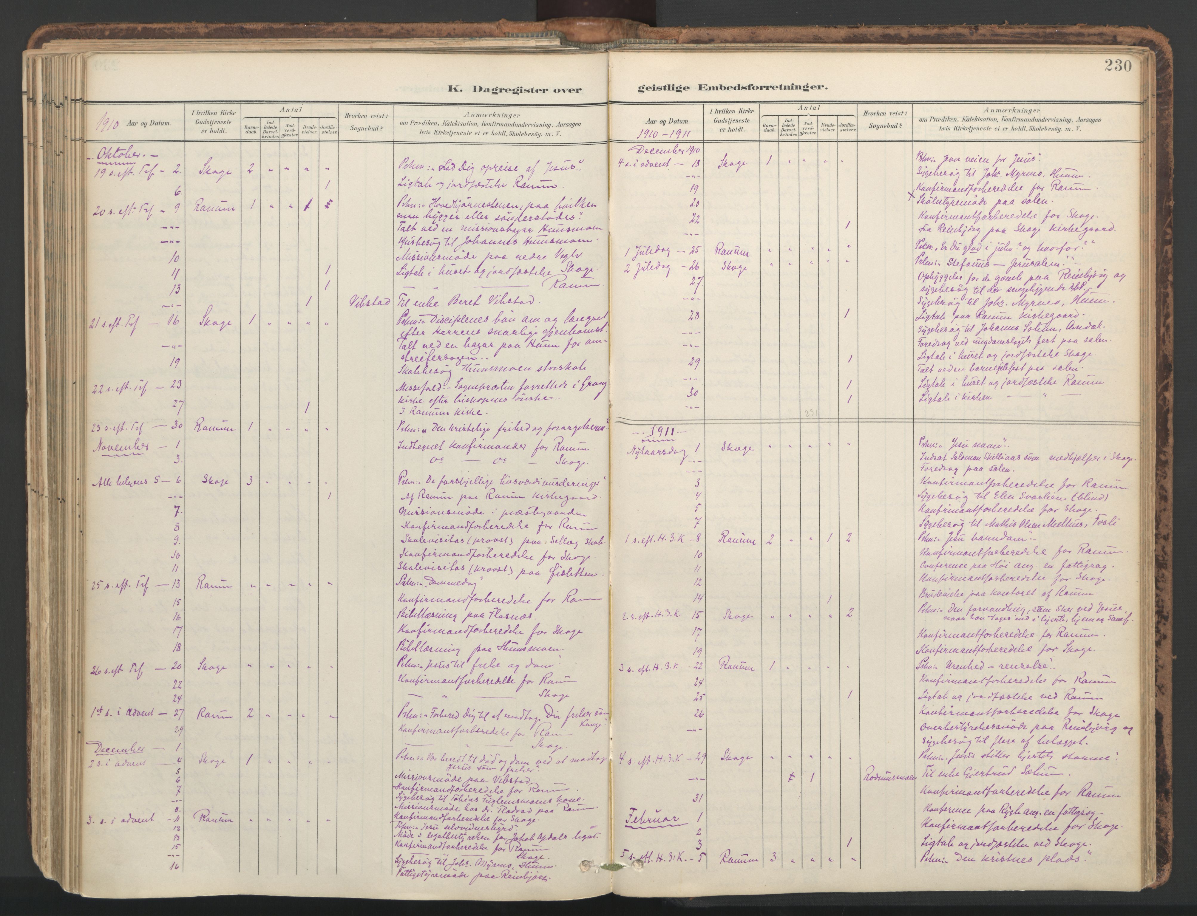 Ministerialprotokoller, klokkerbøker og fødselsregistre - Nord-Trøndelag, AV/SAT-A-1458/764/L0556: Ministerialbok nr. 764A11, 1897-1924, s. 230