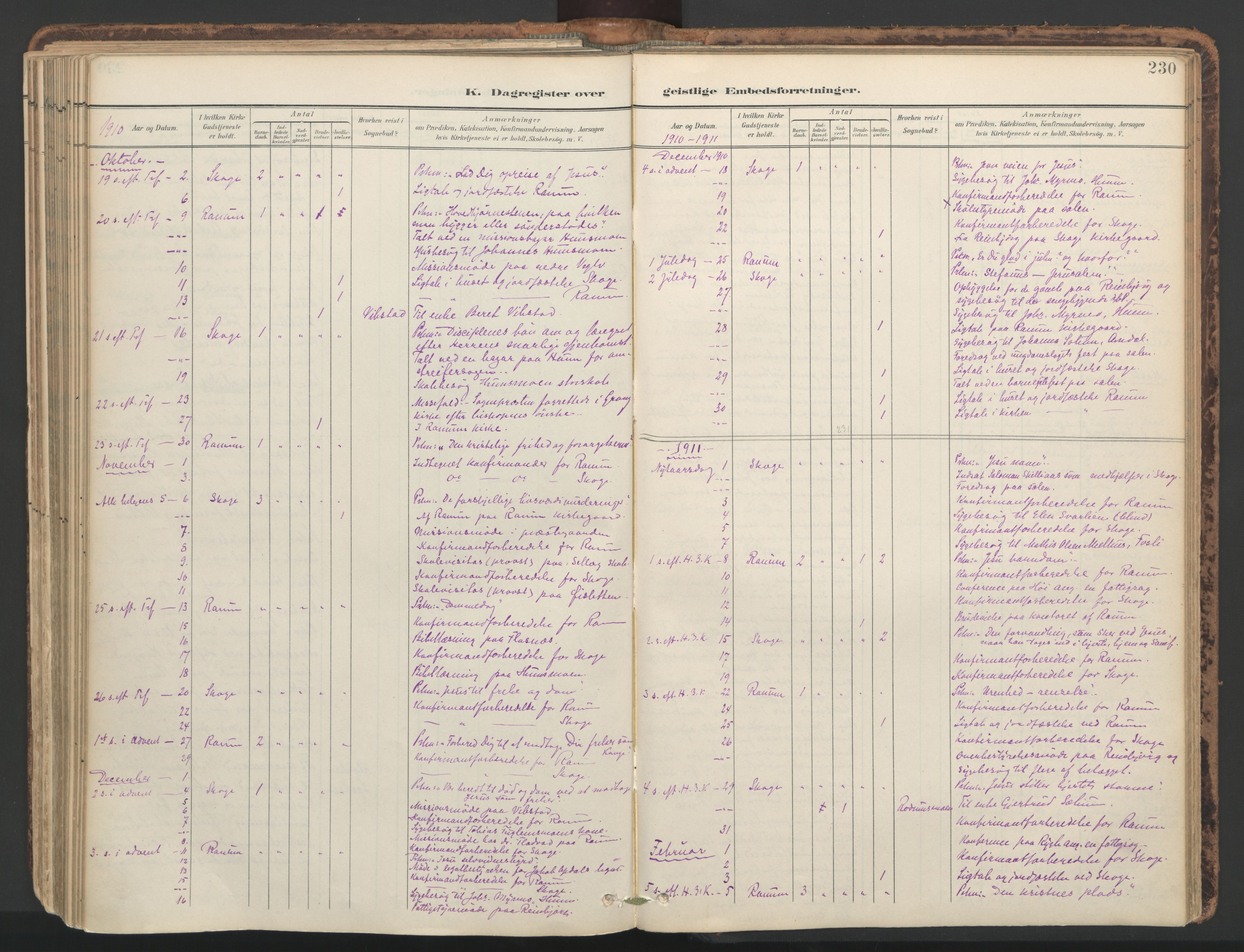 Ministerialprotokoller, klokkerbøker og fødselsregistre - Nord-Trøndelag, SAT/A-1458/764/L0556: Ministerialbok nr. 764A11, 1897-1924, s. 230