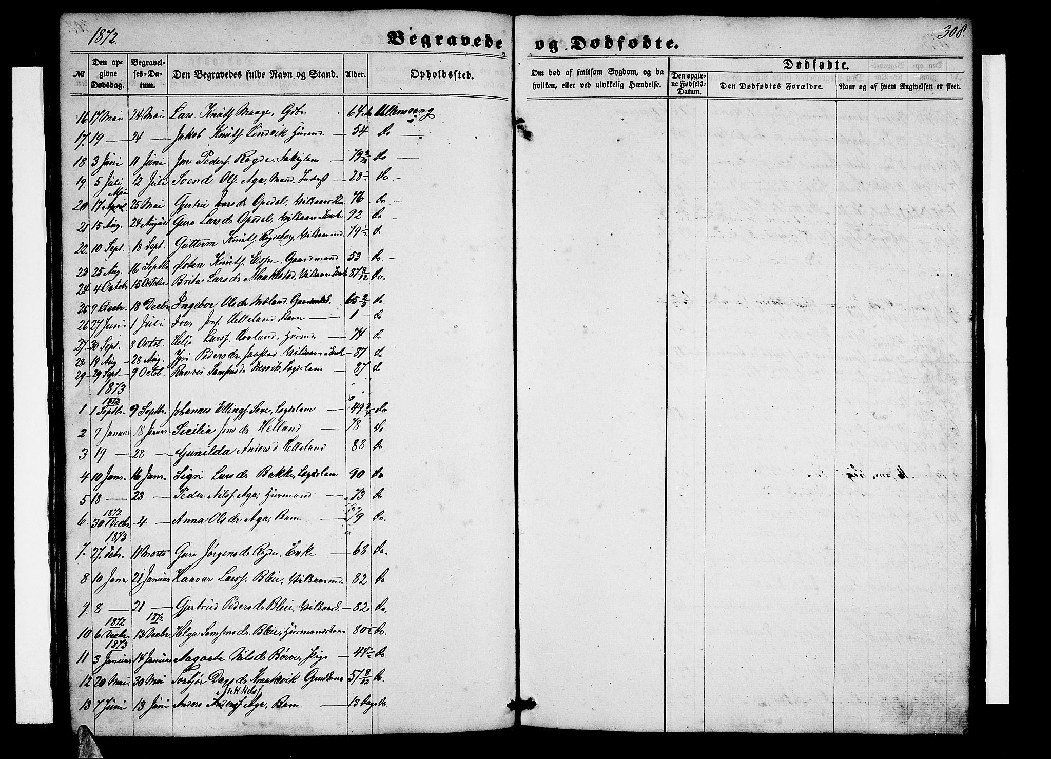 Ullensvang sokneprestembete, AV/SAB-A-78701/H/Hab: Klokkerbok nr. B 10, 1858-1886, s. 308