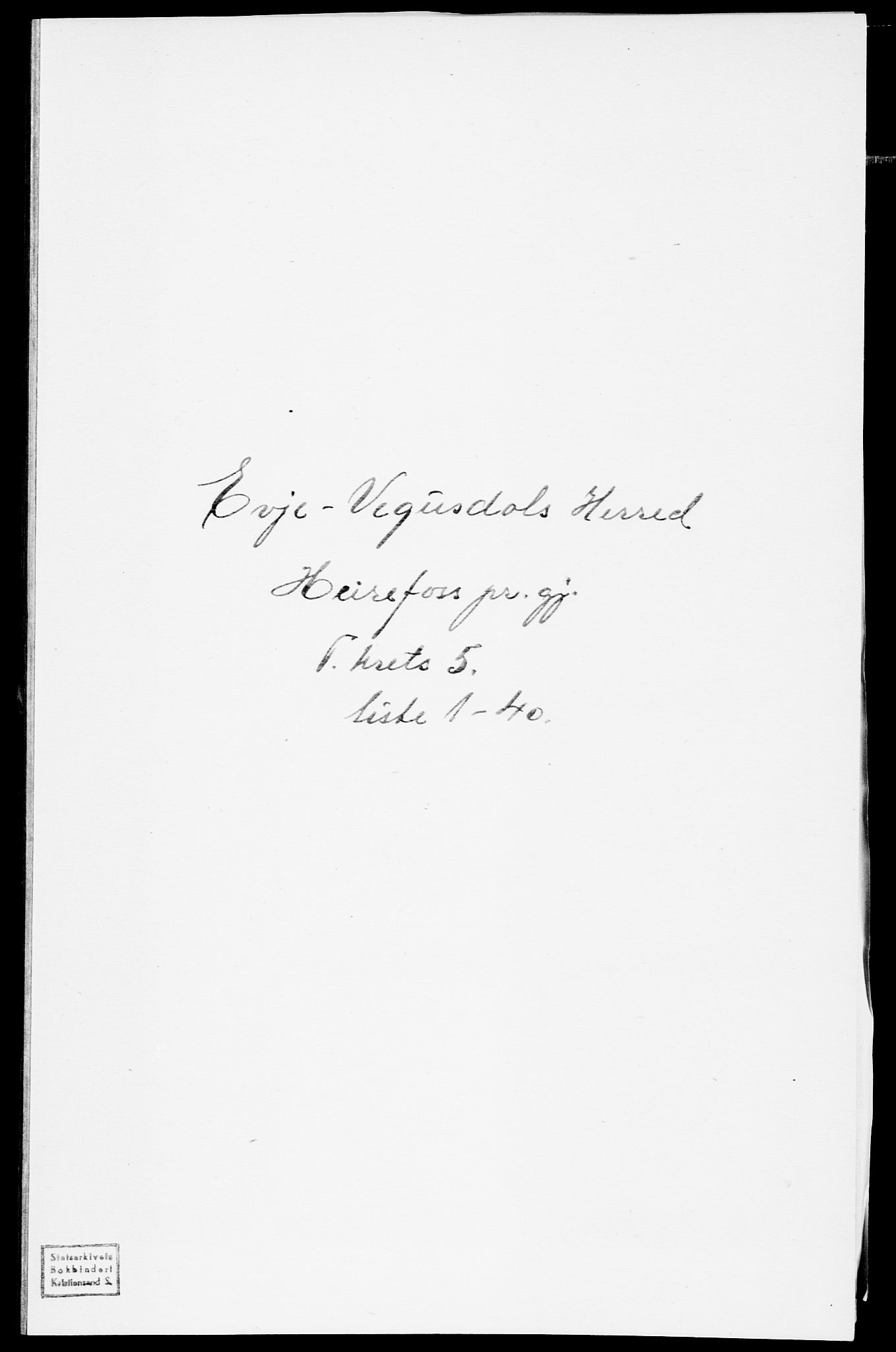 SAK, Folketelling 1875 for 0933P Herefoss prestegjeld, 1875, s. 387