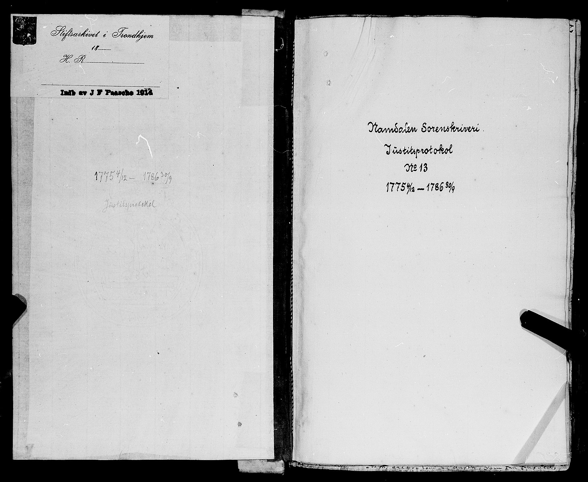Namdal sorenskriveri, SAT/A-4133/1/1/1A/L0013: Tingbok, 1775-1786