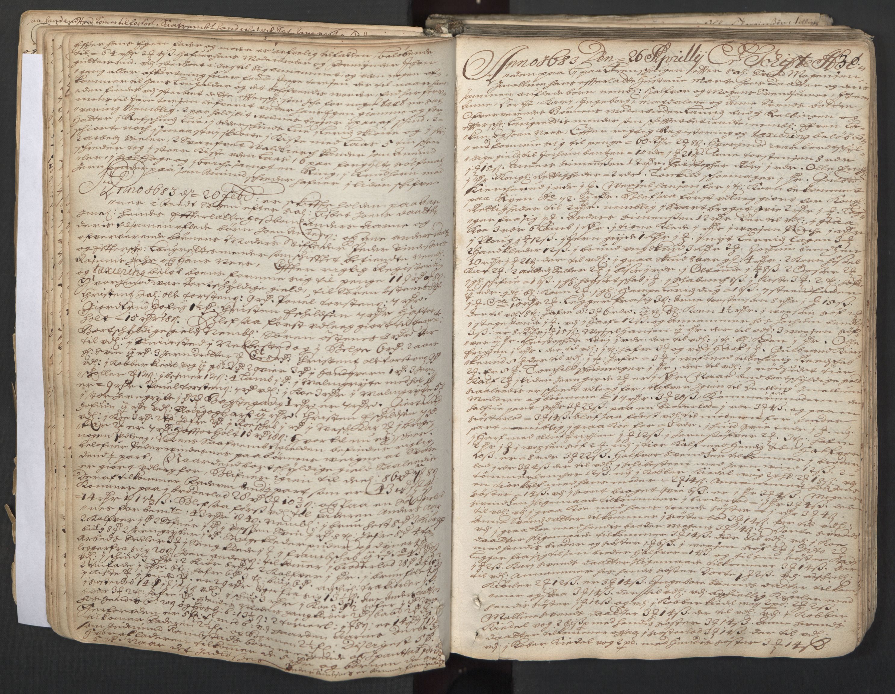 Nedre Romerike sorenskriveri, SAO/A-10469/H/Hd/Hda/L0001: Skifteprotokoll, 1680-1695, s. 29b-30a