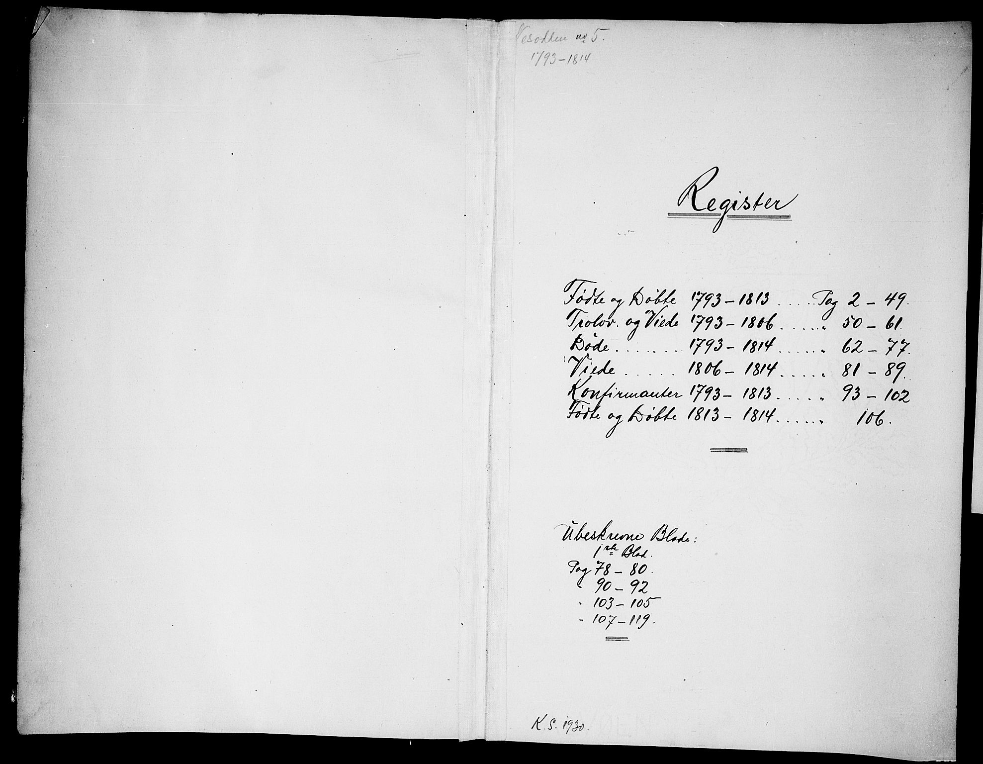 Nesodden prestekontor Kirkebøker, SAO/A-10013/F/Fa/L0005: Ministerialbok nr. I 5, 1793-1814