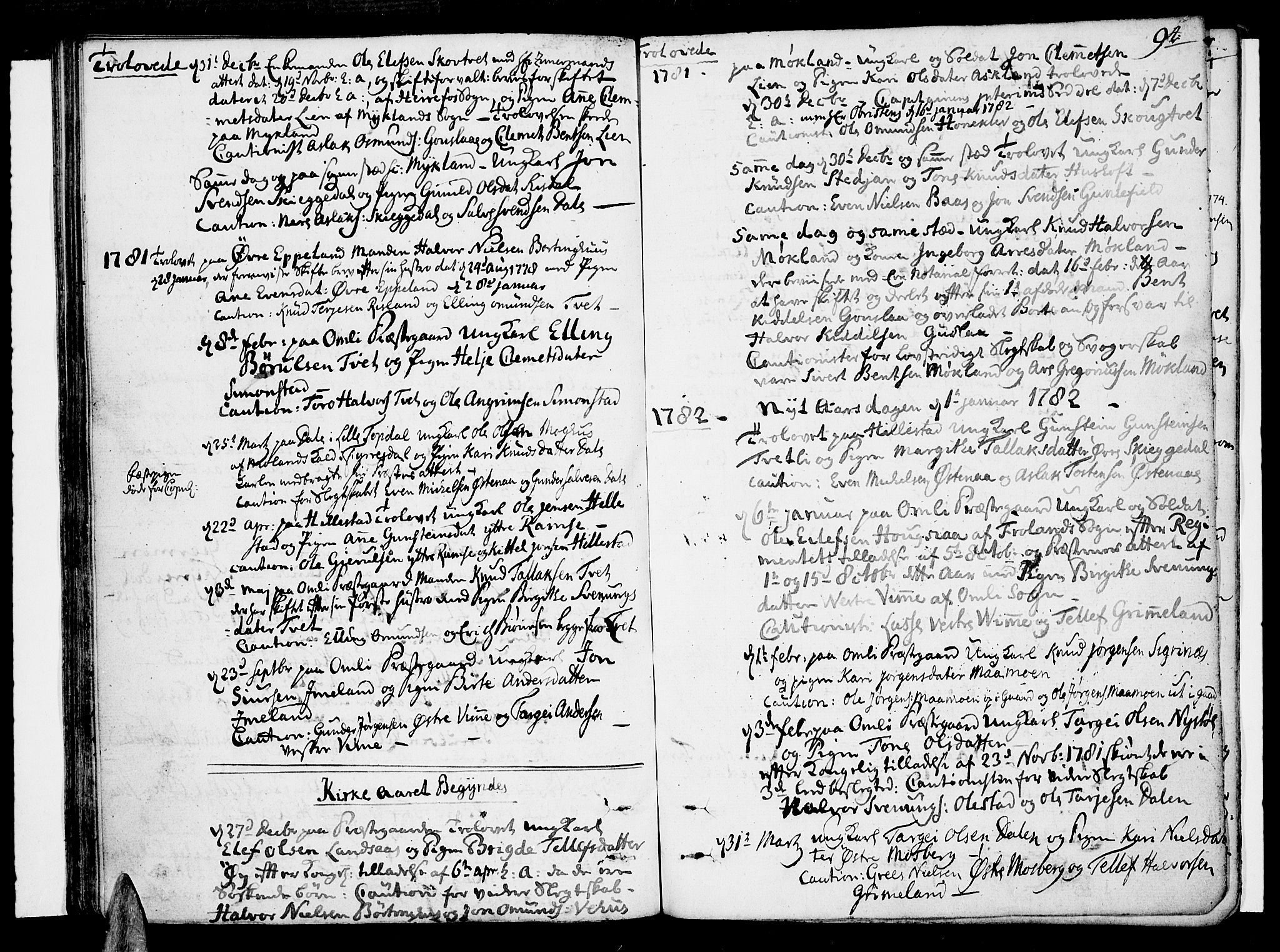 Åmli sokneprestkontor, AV/SAK-1111-0050/F/Fa/Fac/L0004: Ministerialbok nr. A 4, 1775-1796, s. 94