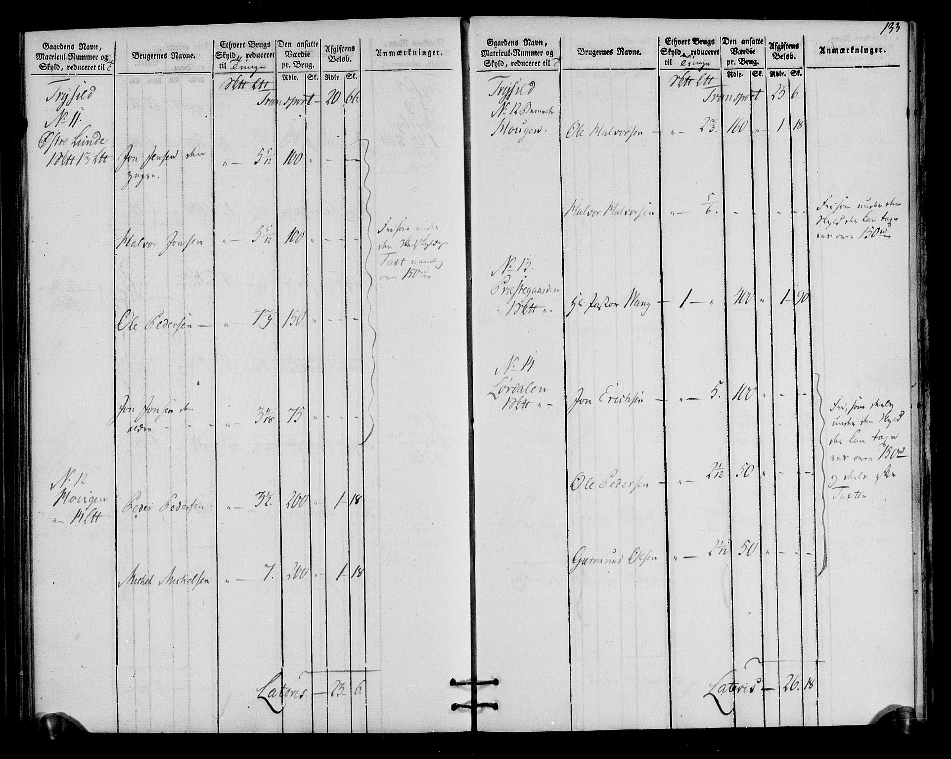 Rentekammeret inntil 1814, Realistisk ordnet avdeling, AV/RA-EA-4070/N/Ne/Nea/L0030: Østerdal fogderi. Oppebørselsregister, 1803-1804, s. 136