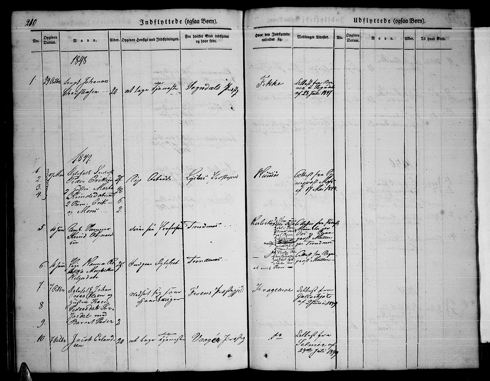 Ministerialprotokoller, klokkerbøker og fødselsregistre - Nordland, SAT/A-1459/859/L0856: Klokkerbok nr. 859C02, 1843-1854, s. 210