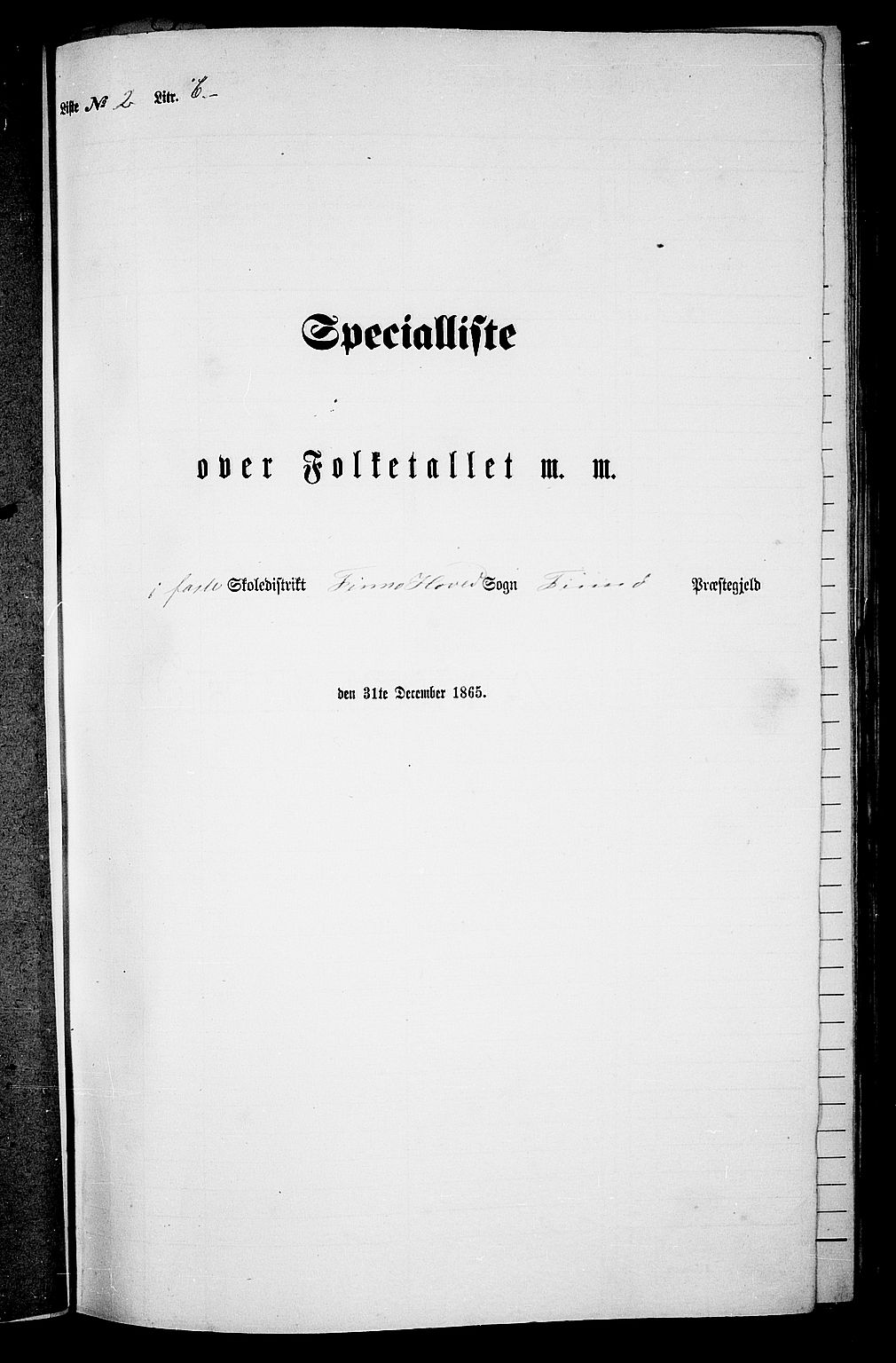 RA, Folketelling 1865 for 1141P Finnøy prestegjeld, 1865, s. 37