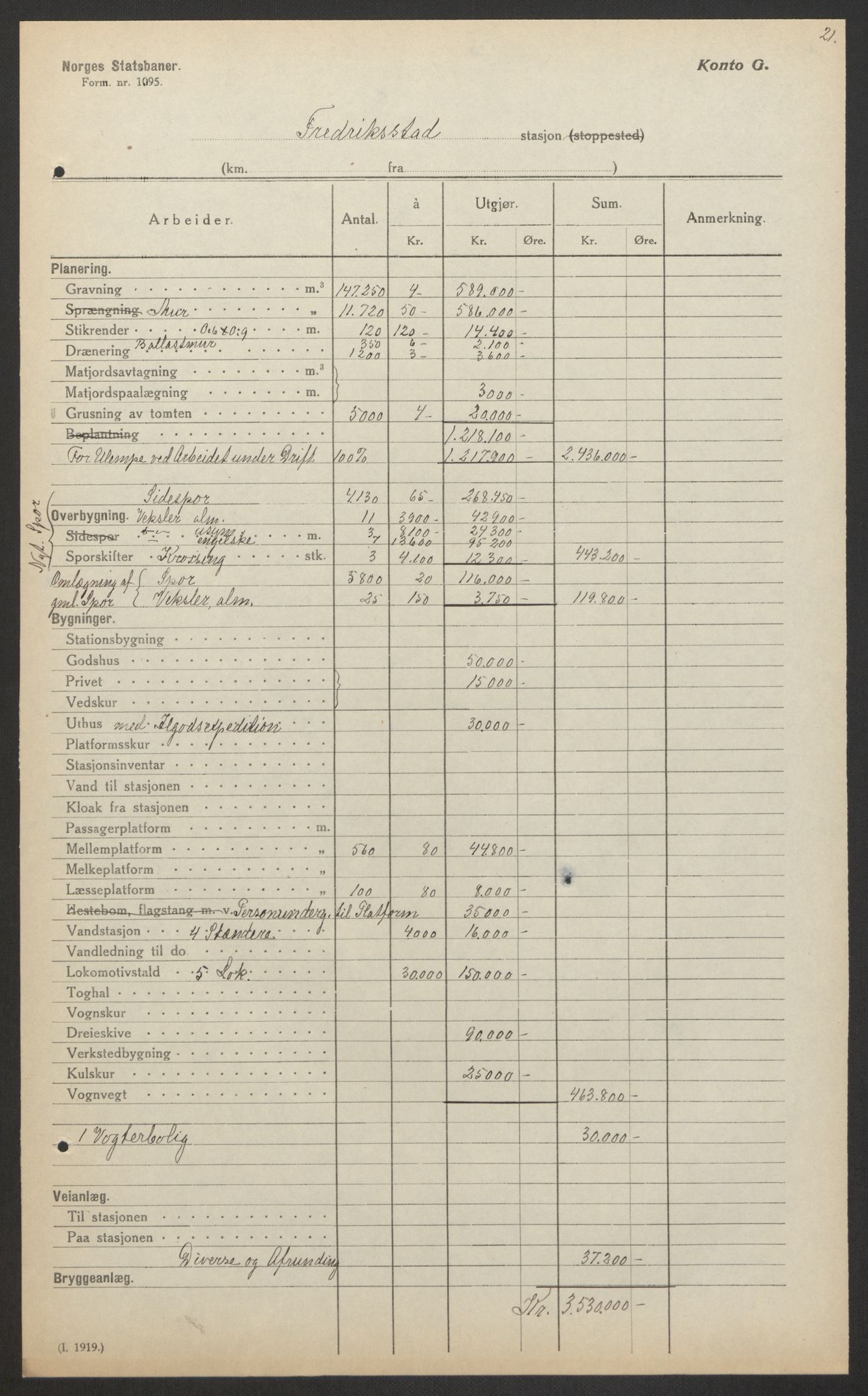 Norges Statsbaner, Baneavdelingen B, AV/RA-S-1619/1/F/Fa/L0042: NORGE-JYLLAND, 1920, s. 326