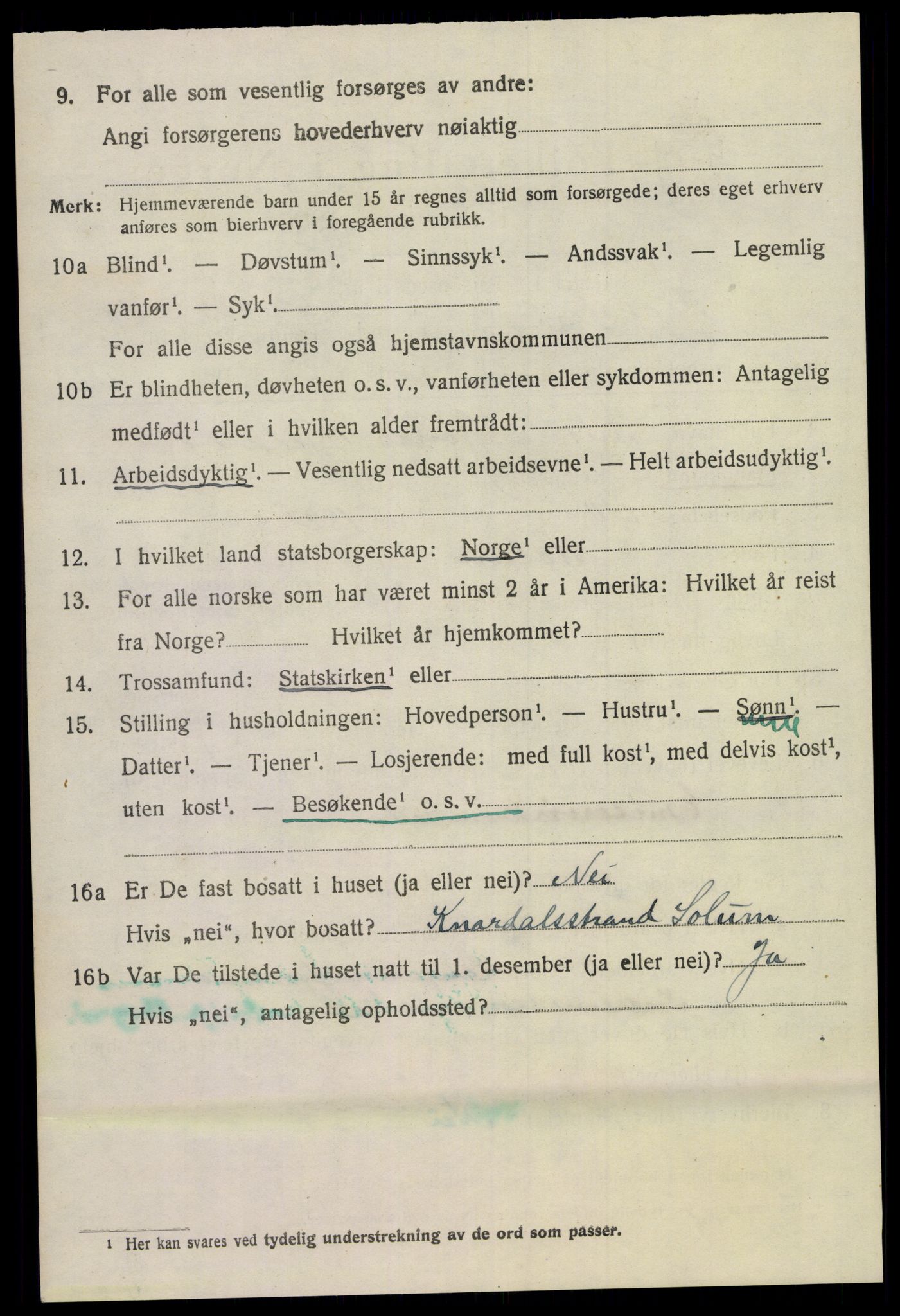 SAKO, Folketelling 1920 for 0815 Skåtøy herred, 1920, s. 6507