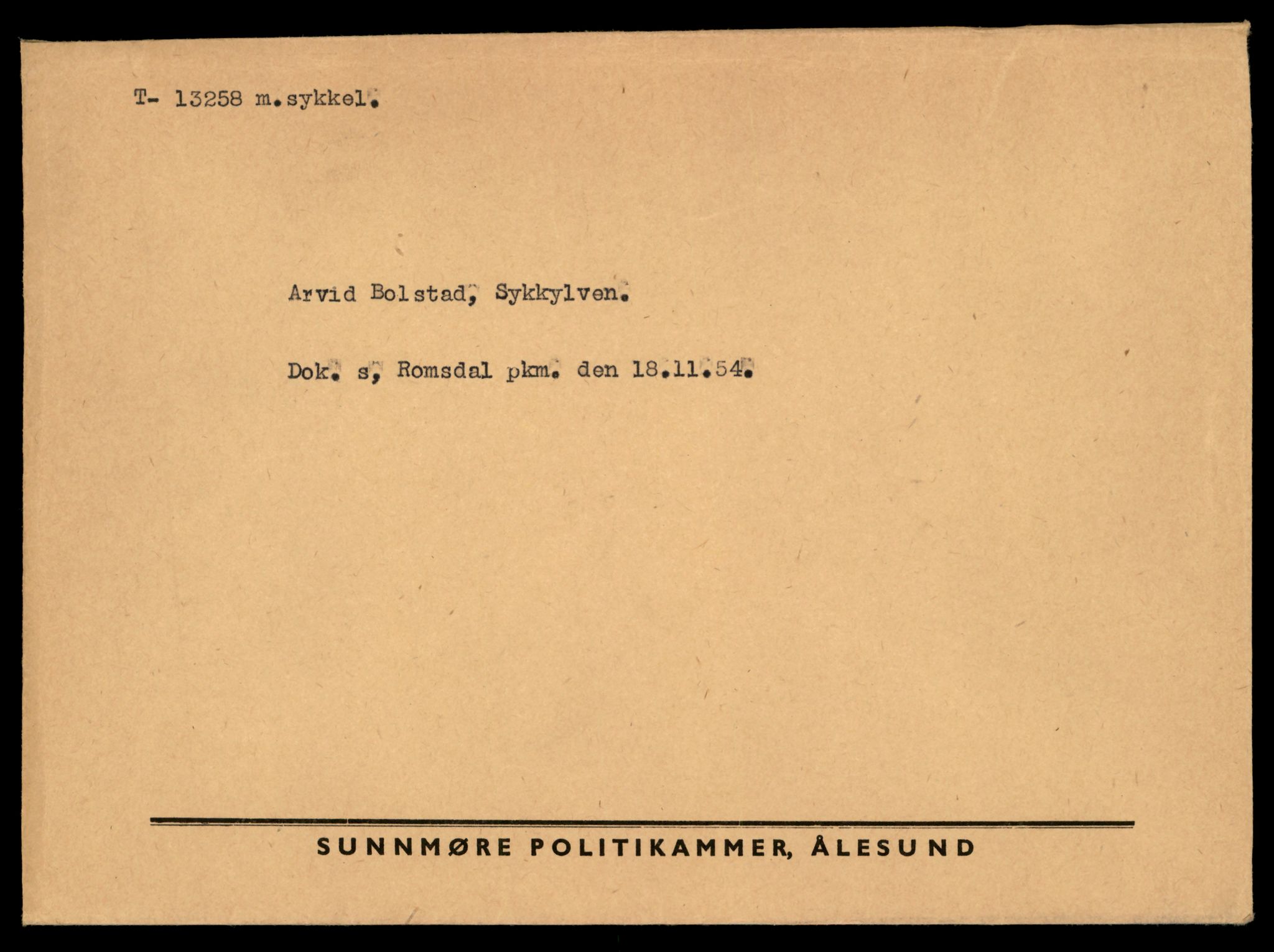 Møre og Romsdal vegkontor - Ålesund trafikkstasjon, AV/SAT-A-4099/F/Fe/L0038: Registreringskort for kjøretøy T 13180 - T 13360, 1927-1998, s. 1351