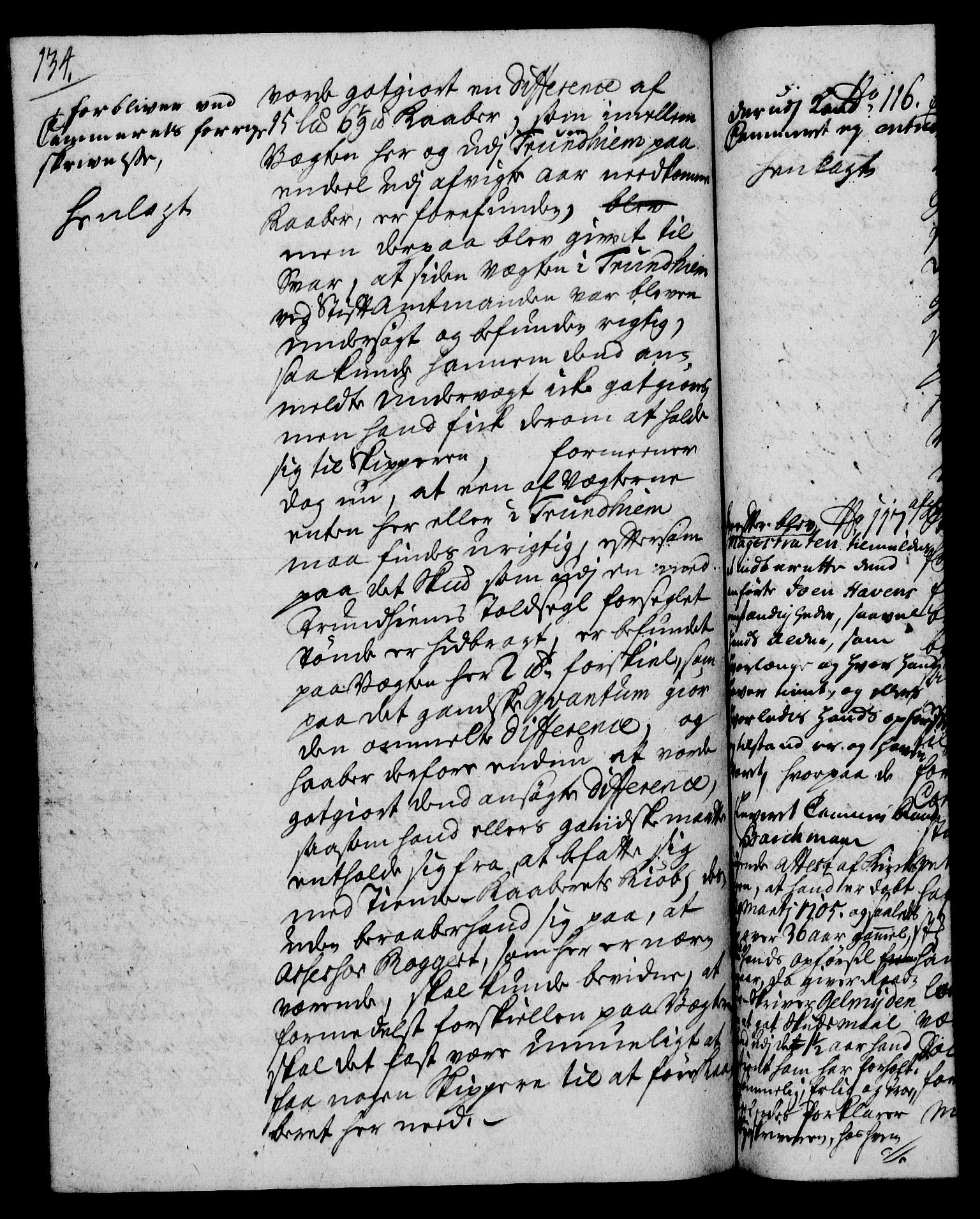 Rentekammeret, Kammerkanselliet, RA/EA-3111/G/Gh/Gha/L0023: Norsk ekstraktmemorialprotokoll (merket RK 53.68), 1741-1742, s. 134