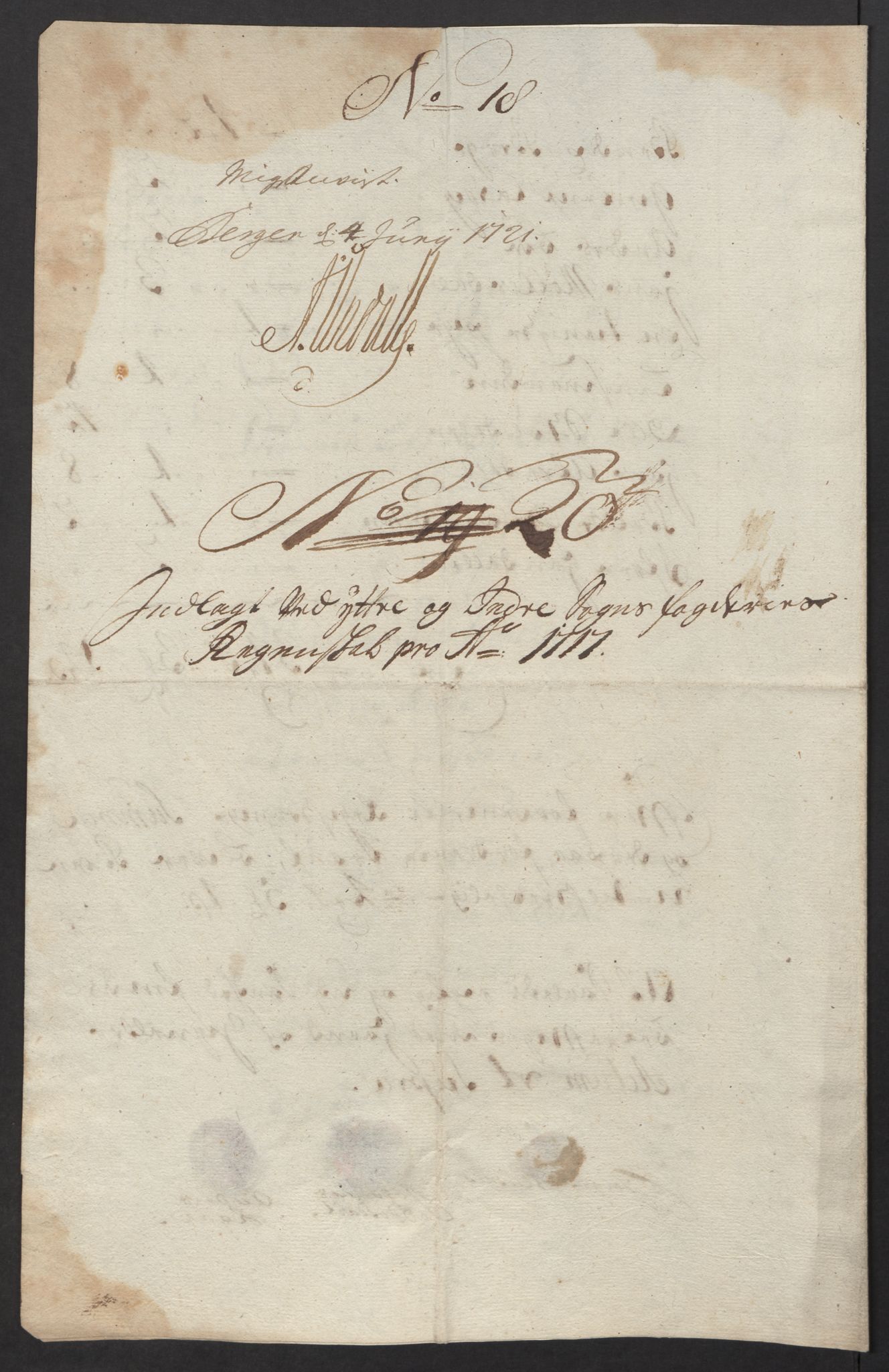 Rentekammeret inntil 1814, Reviderte regnskaper, Fogderegnskap, AV/RA-EA-4092/R52/L3321: Fogderegnskap Sogn, 1717-1718, s. 96