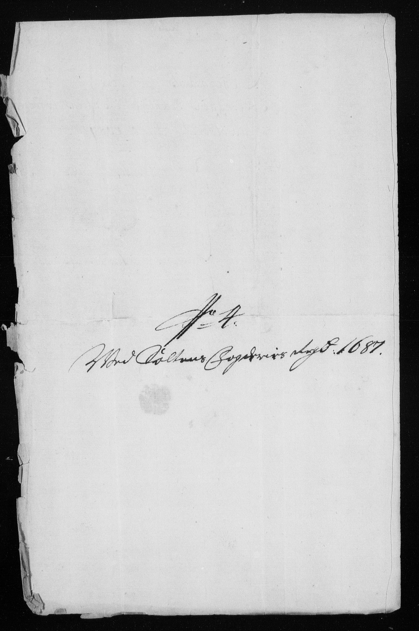 Rentekammeret inntil 1814, Reviderte regnskaper, Stiftamtstueregnskaper, Trondheim stiftamt og Nordland amt, AV/RA-EA-6044/R/Rh/L0009: Nordland amt, 1687