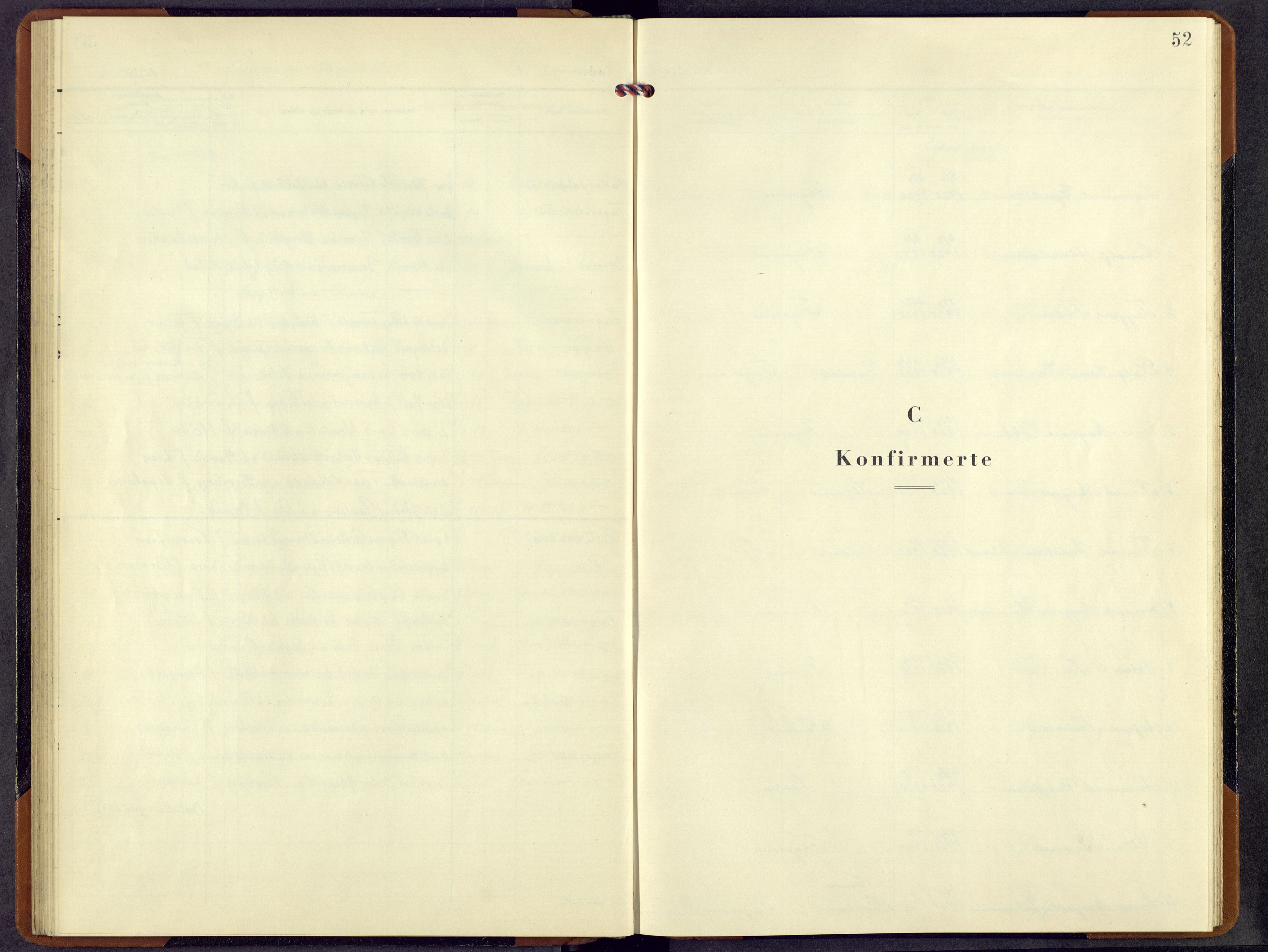 Nord-Aurdal prestekontor, AV/SAH-PREST-132/H/Ha/Hab/L0019: Klokkerbok nr. 19, 1943-1969, s. 51b-52a