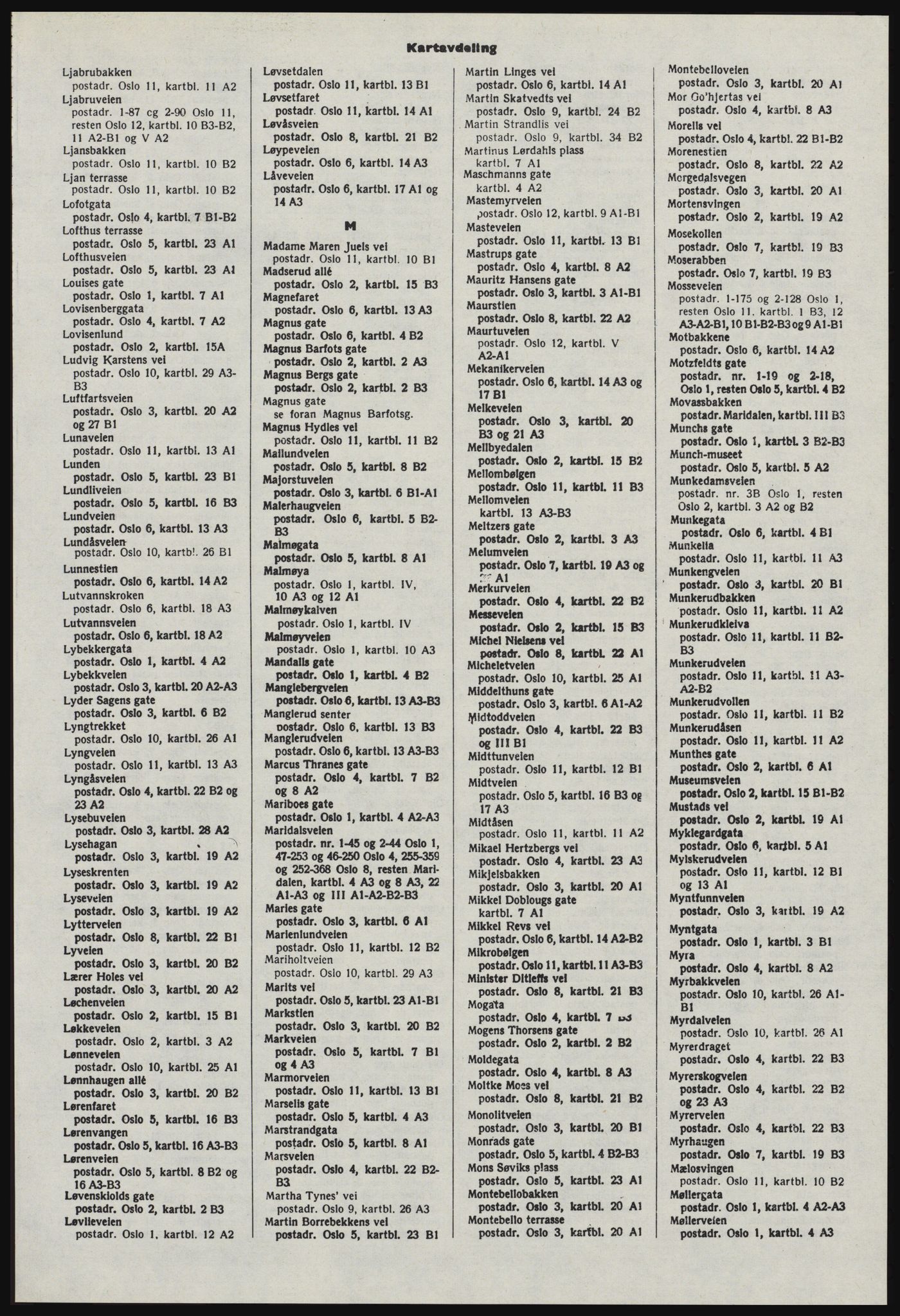 Kristiania/Oslo adressebok, PUBL/-, 1977-1978