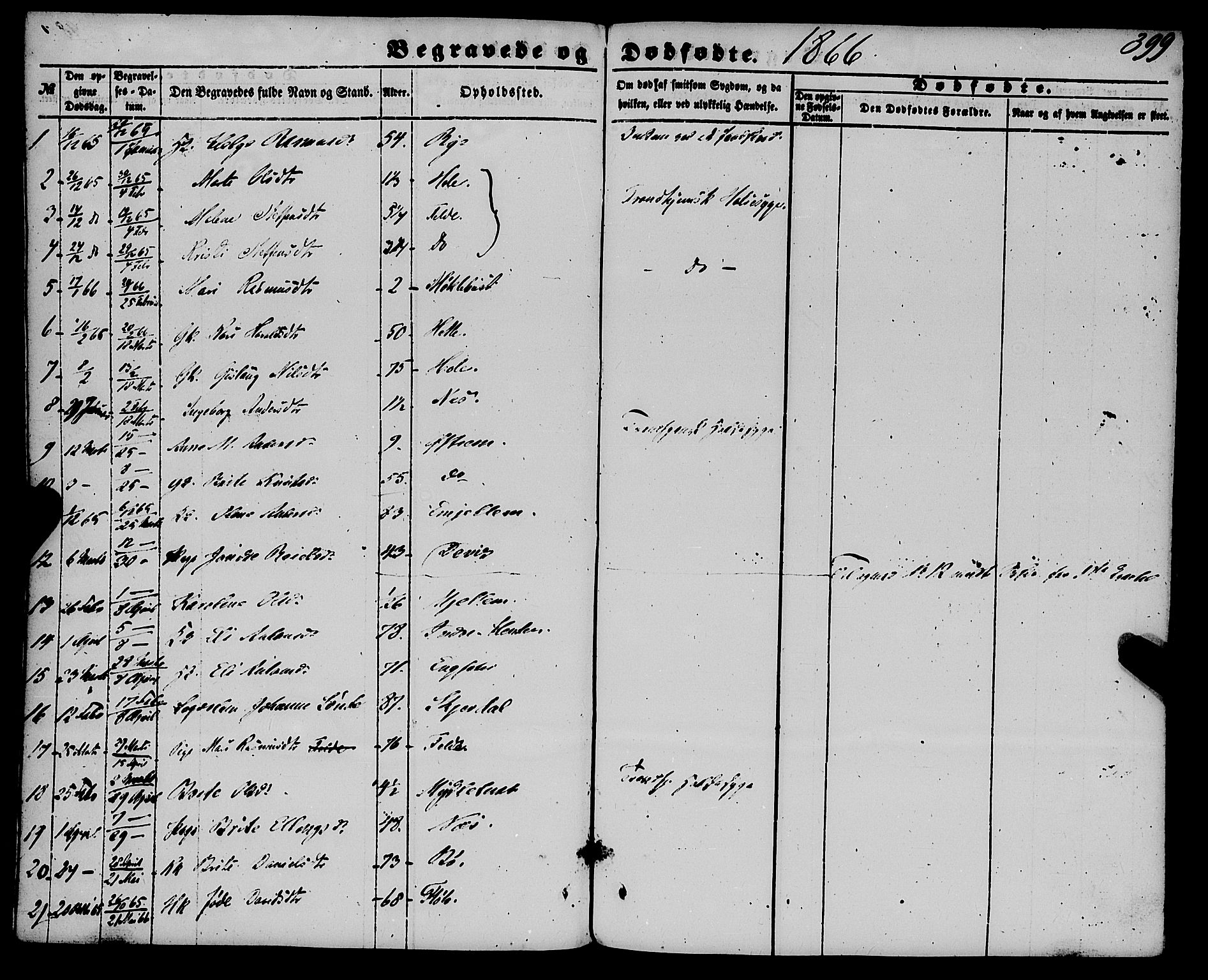 Gloppen sokneprestembete, AV/SAB-A-80101/H/Haa/Haaa/L0009: Ministerialbok nr. A 9, 1855-1870, s. 399