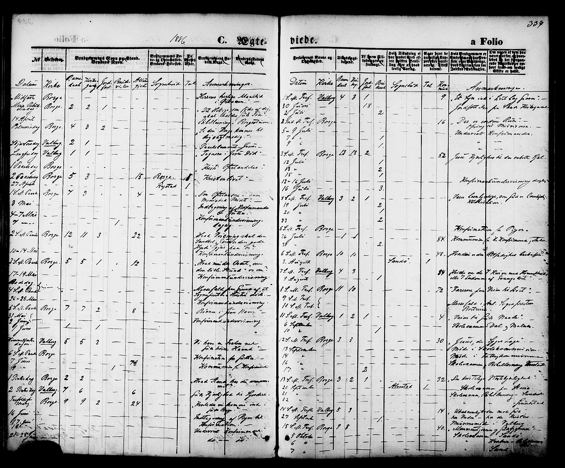 Ministerialprotokoller, klokkerbøker og fødselsregistre - Nordland, AV/SAT-A-1459/880/L1132: Ministerialbok nr. 880A06, 1869-1887, s. 339