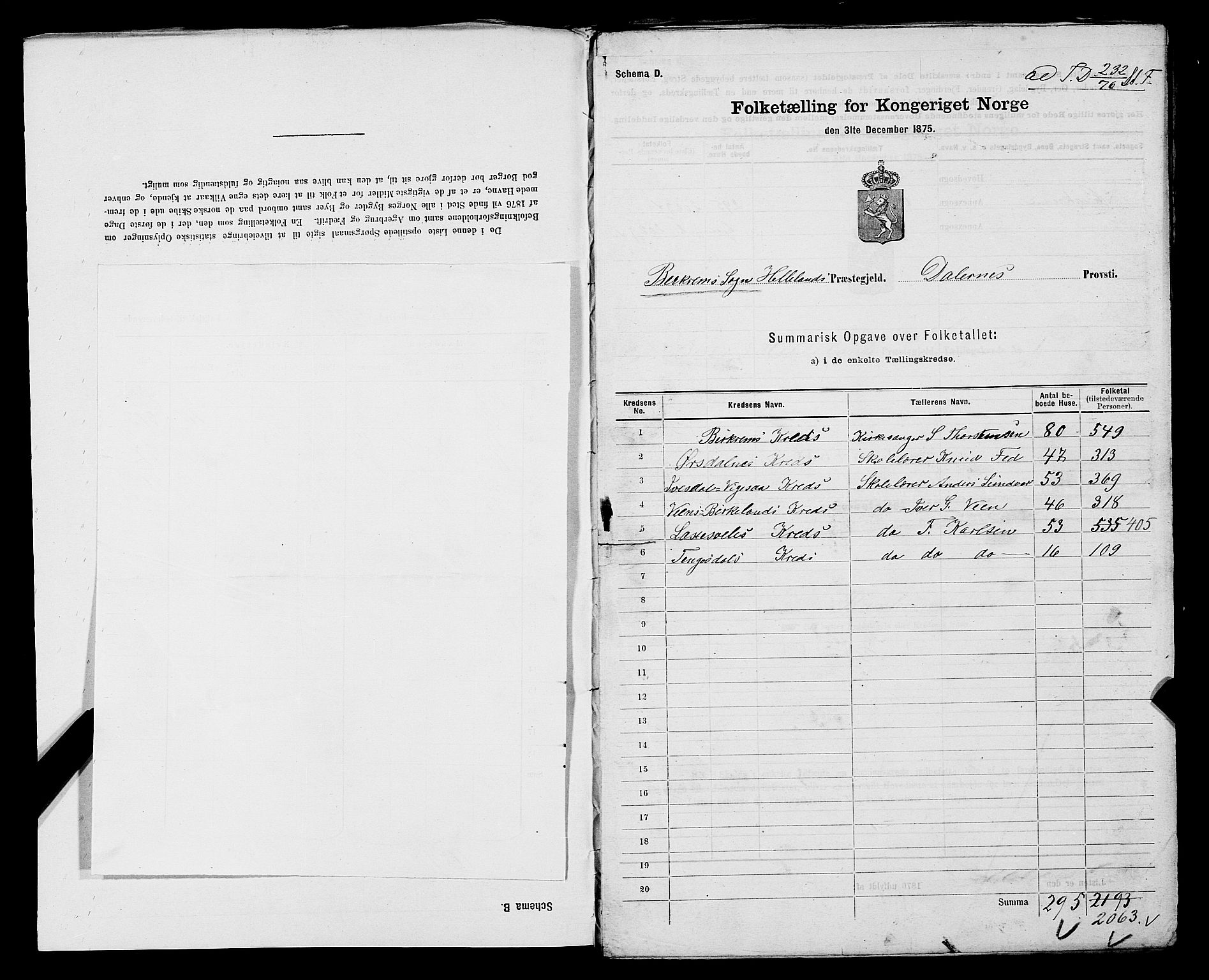 SAST, Folketelling 1875 for 1115P Helleland prestegjeld, 1875, s. 31