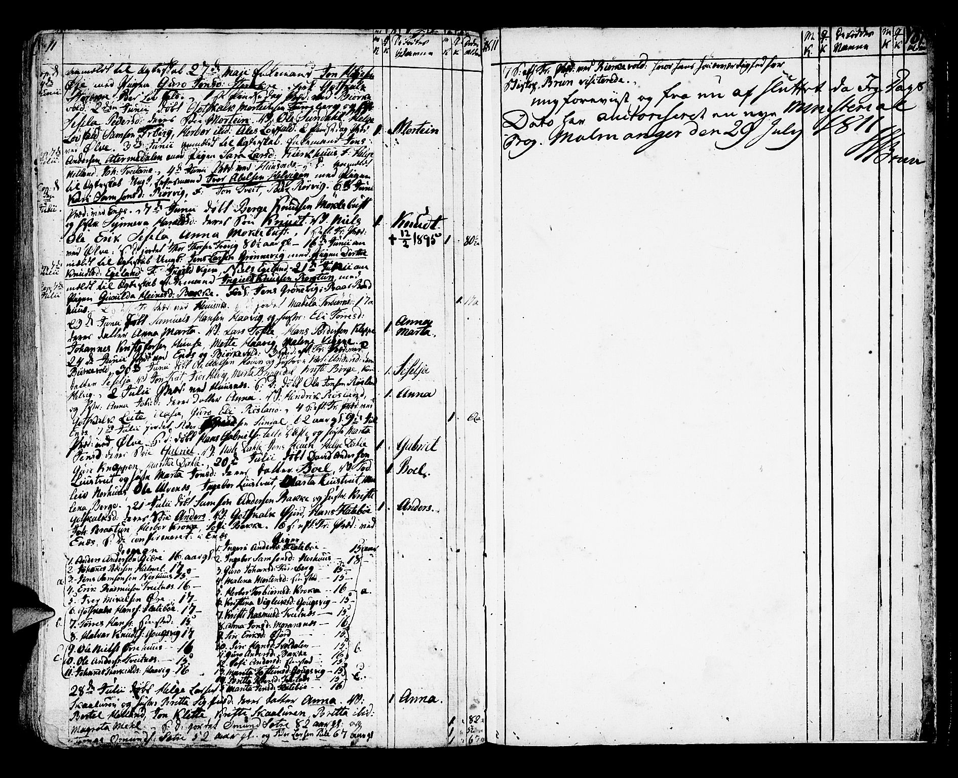 Kvinnherad sokneprestembete, SAB/A-76401/H/Haa: Ministerialbok nr. A 4, 1778-1811, s. 181