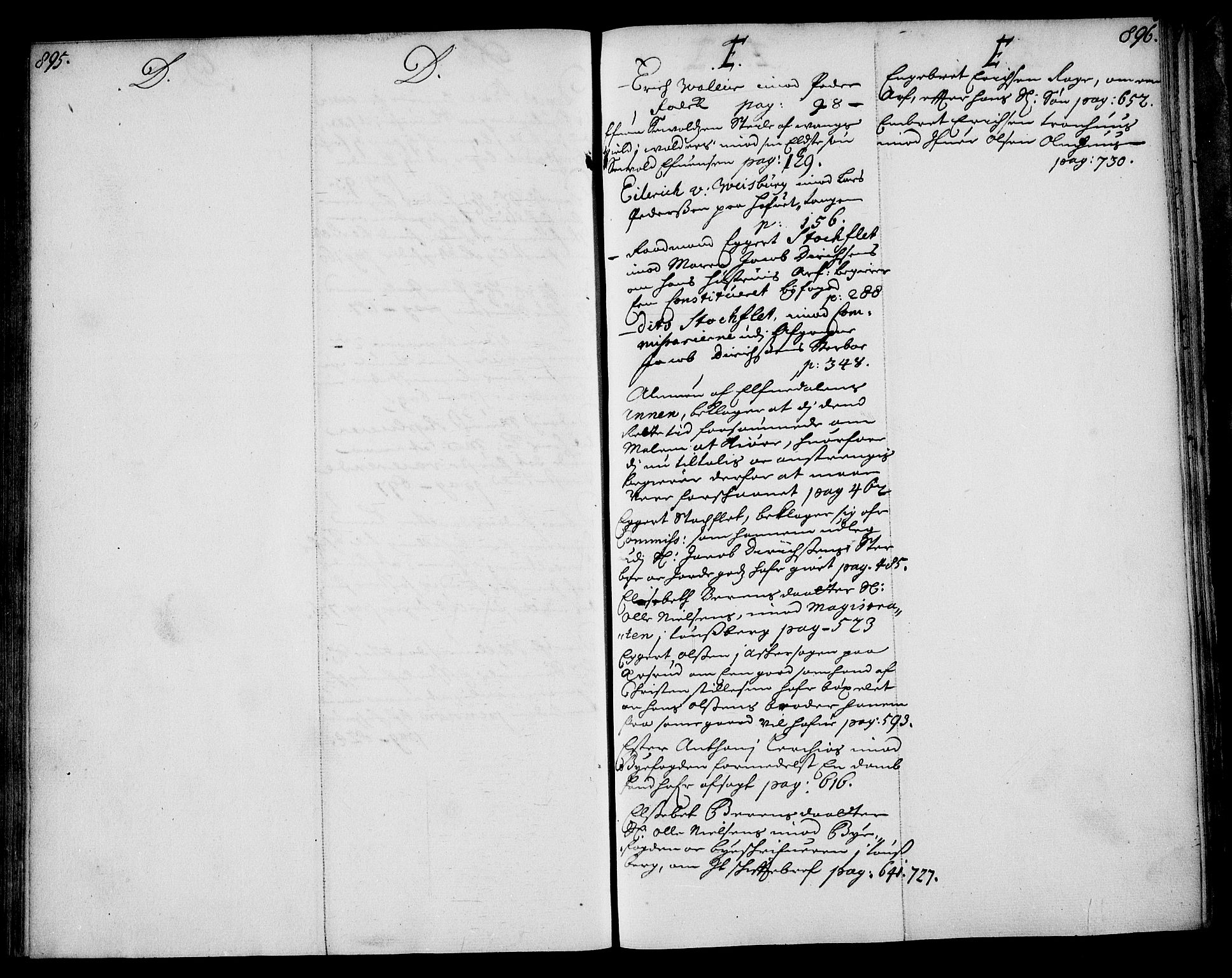 Stattholderembetet 1572-1771, AV/RA-EA-2870/Ae/L0002: Supplikasjons- og resolusjonsprotokoll, 1686, s. 895-896