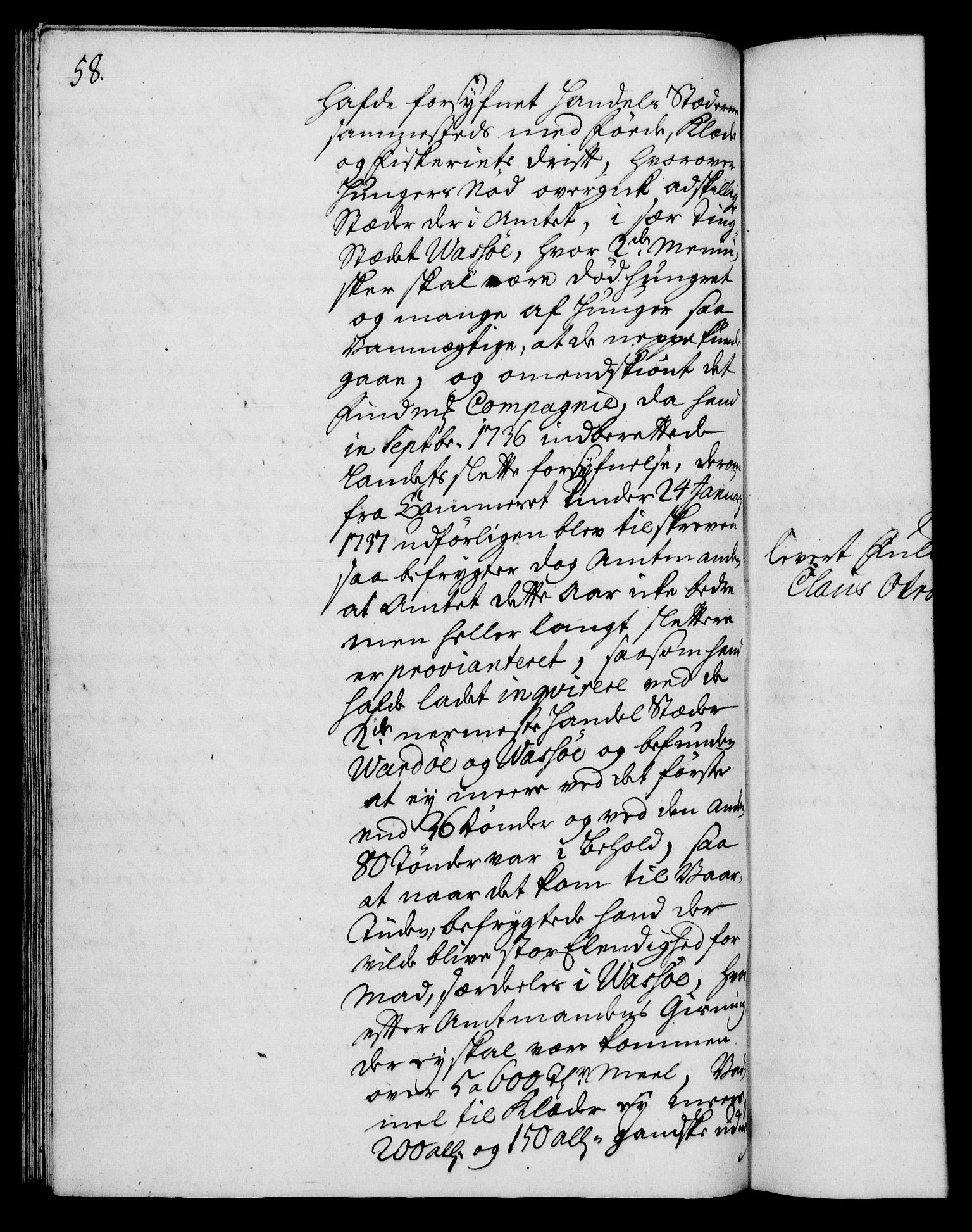 Rentekammeret, Kammerkanselliet, RA/EA-3111/G/Gh/Gha/L0020: Norsk ekstraktmemorialprotokoll (merket RK 53.65), 1738-1739, s. 58