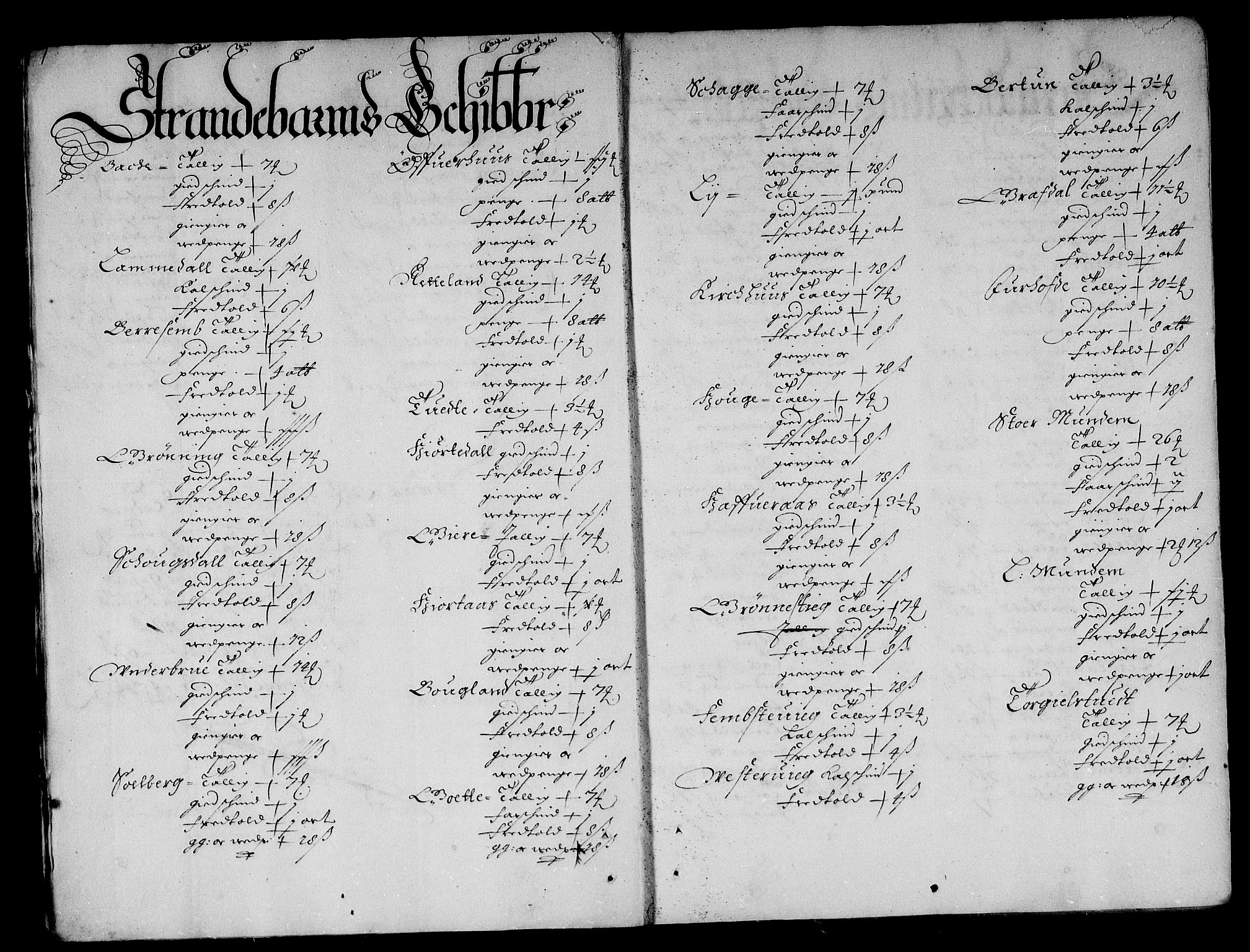 Rentekammeret inntil 1814, Reviderte regnskaper, Stiftamtstueregnskaper, Bergen stiftamt, AV/RA-EA-6043/R/Rc/L0042: Bergen stiftamt, 1673-1675
